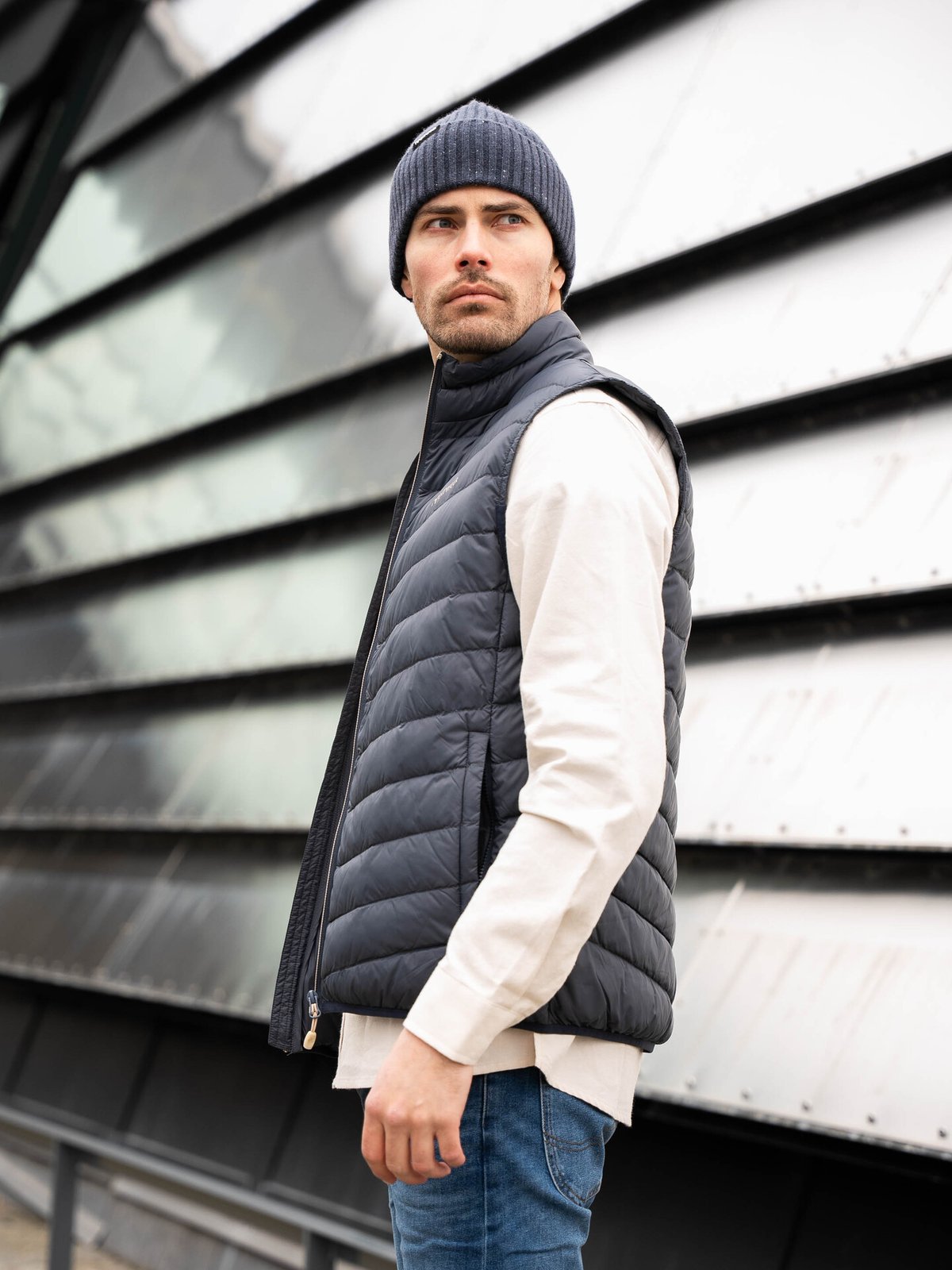 Twentyfour Finse Super Light Dunvest Blekkblå