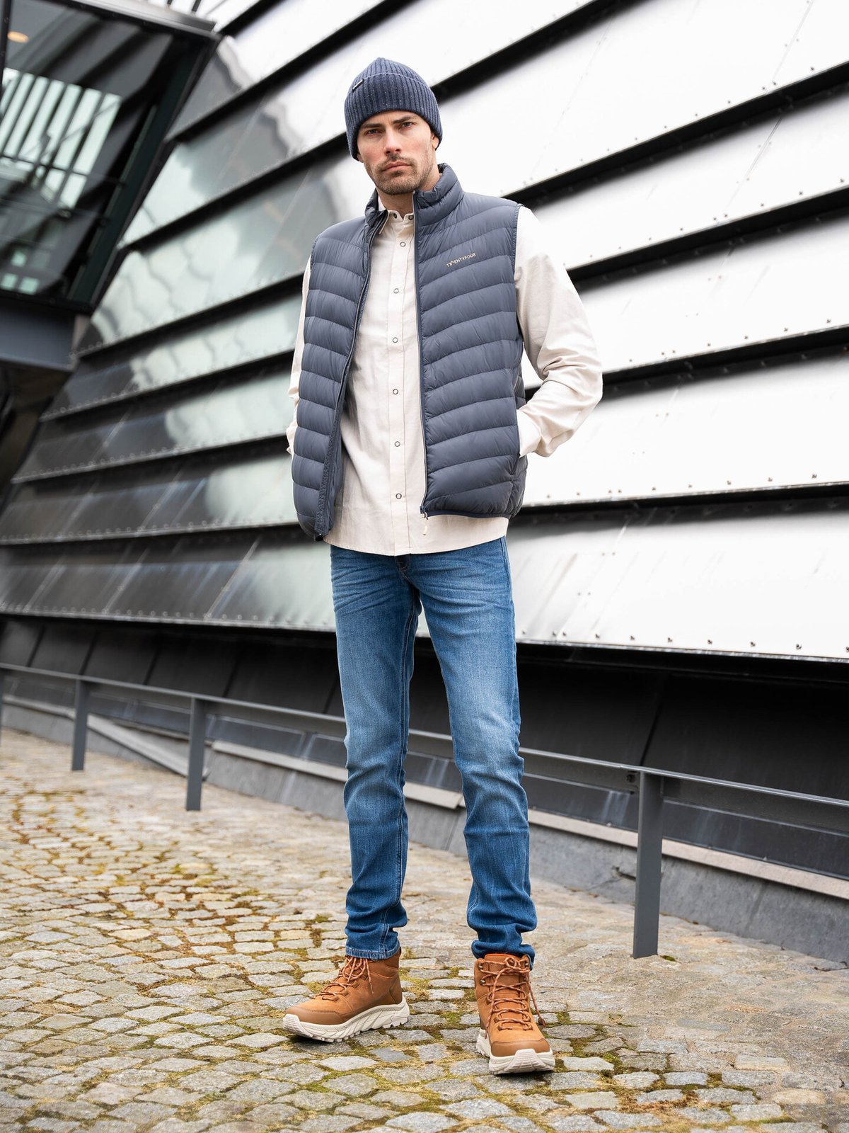 Twentyfour Finse Super Light Dunvest Blekkblå