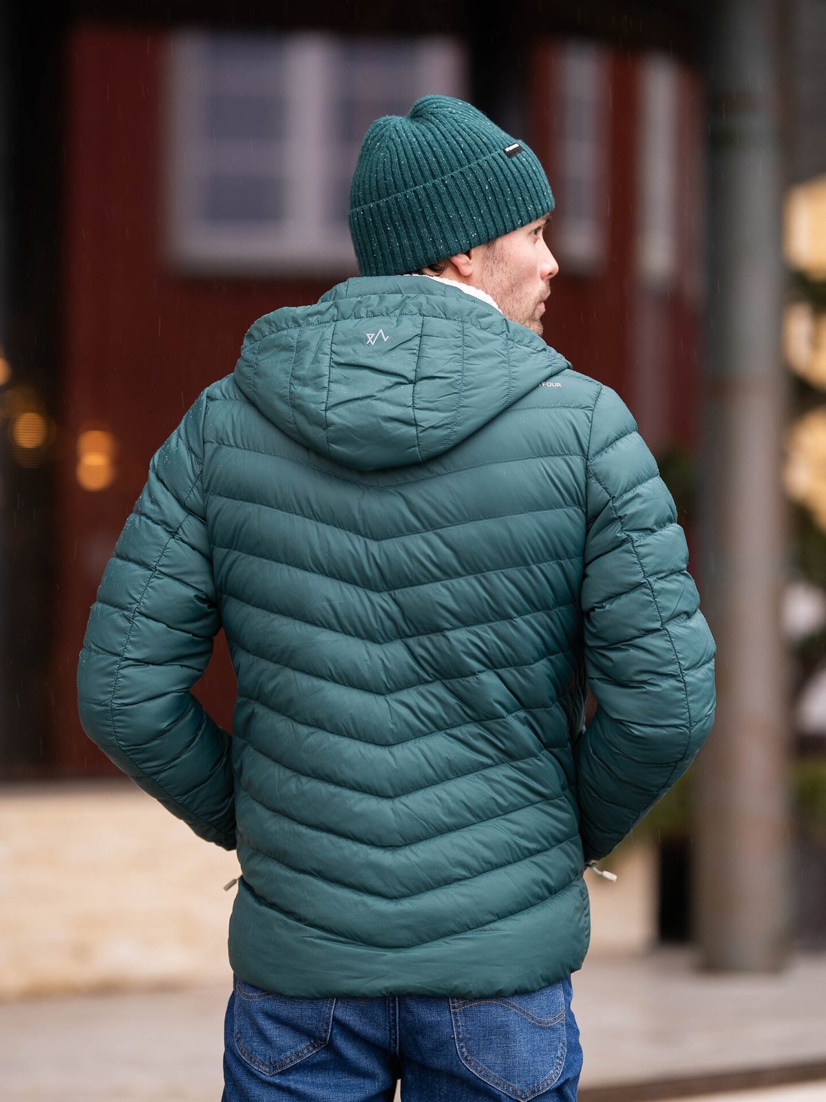 Twentyfour Finse Super Light Dunjakke Mørk Grønn