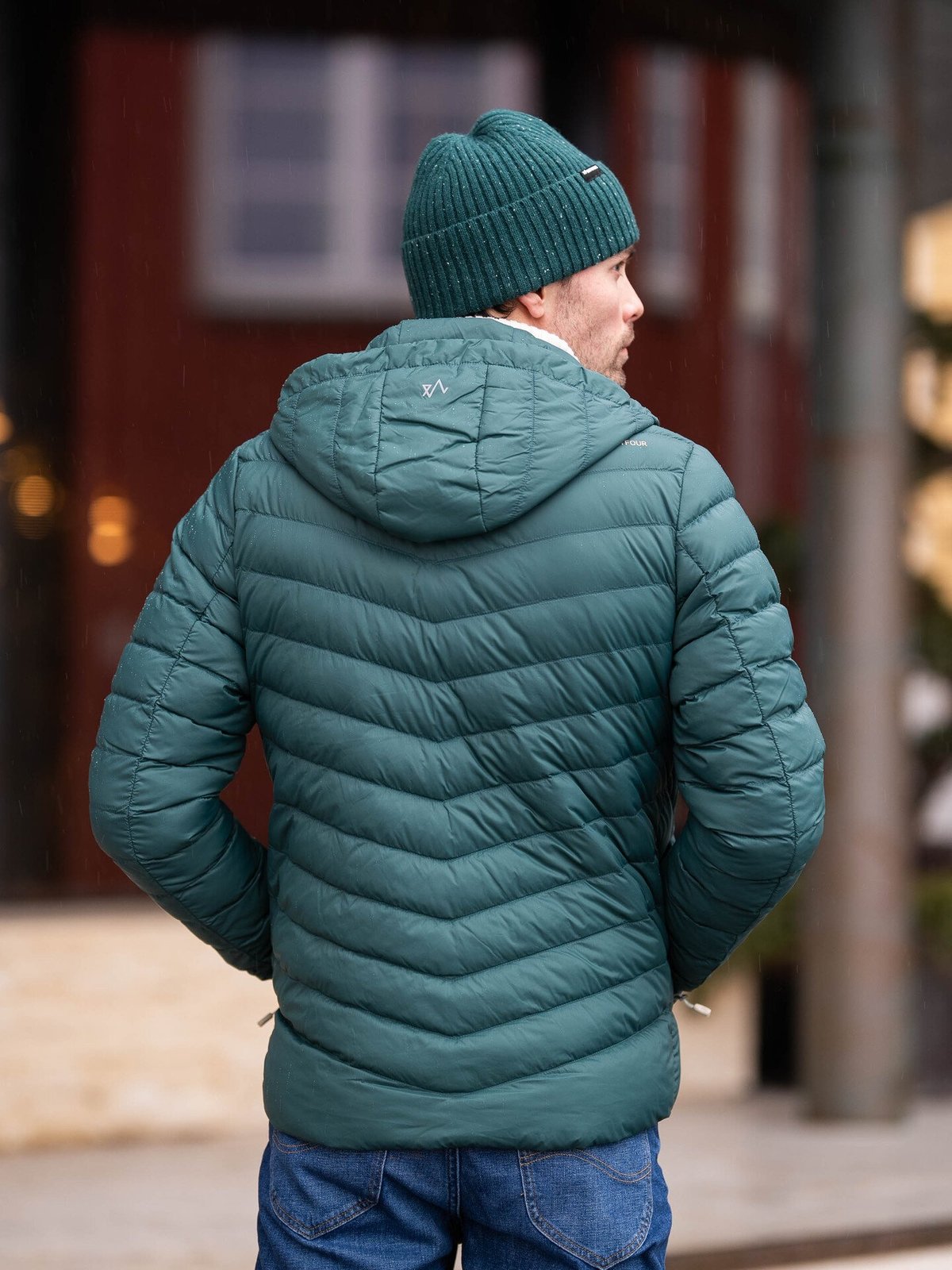 Twentyfour Finse Super Light Dunjakke Mørk Grønn