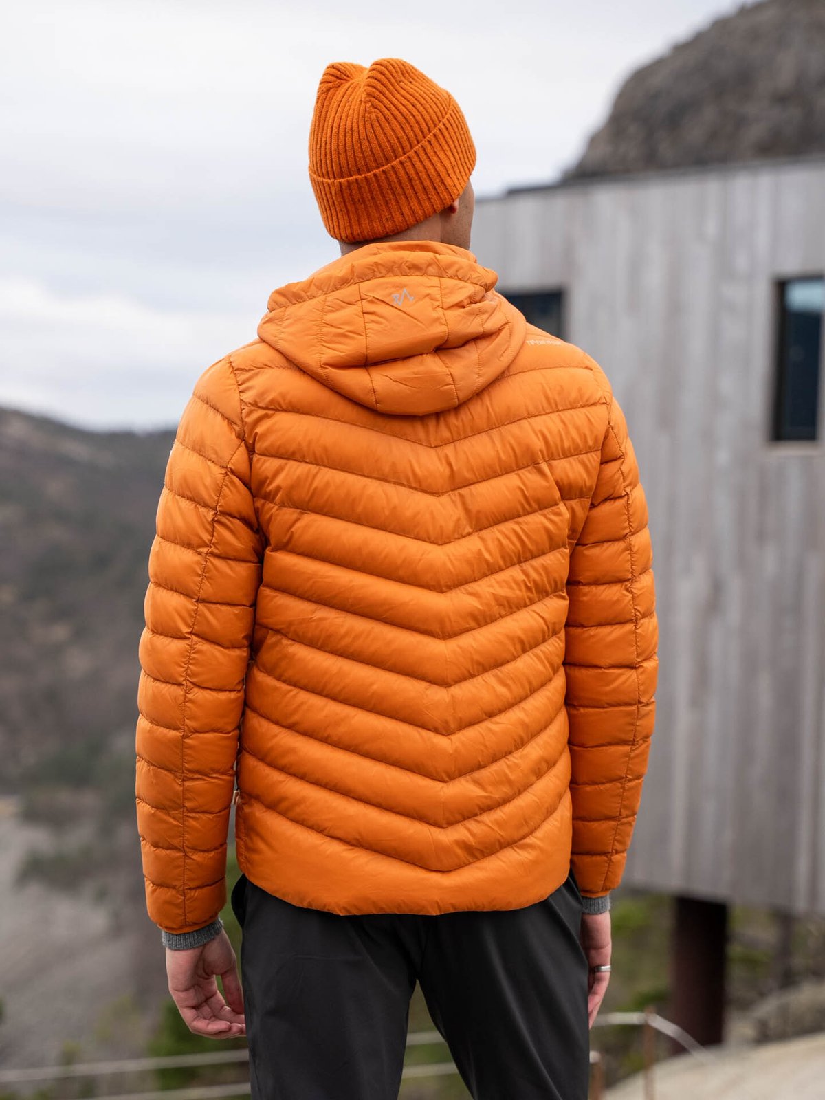 Twentyfour Finse Super Light Dunjakke Rustorange