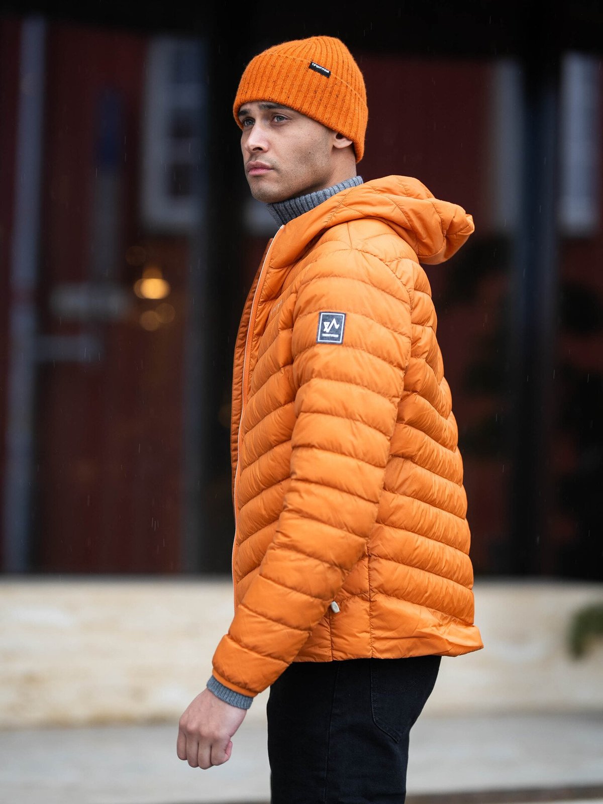 Twentyfour Finse Super Light Dunjakke Rustorange