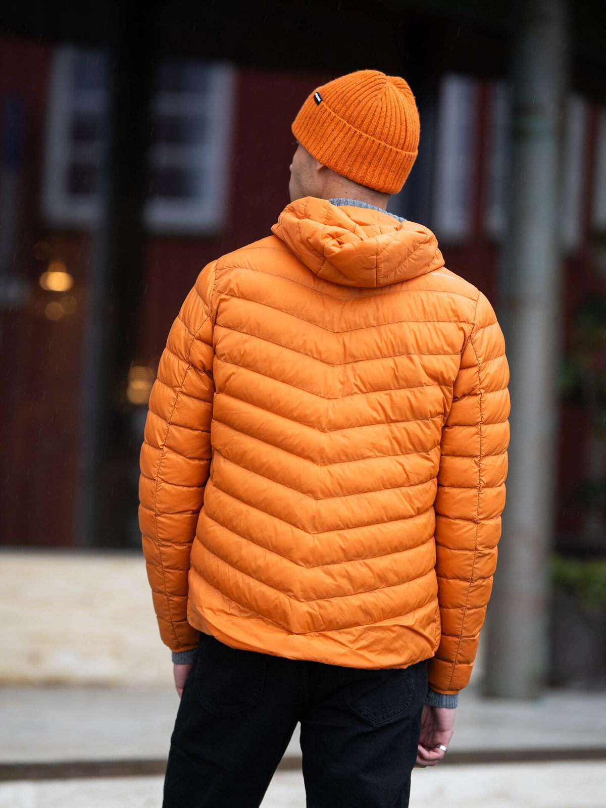 Twentyfour Finse Super Light Dunjakke Rustorange