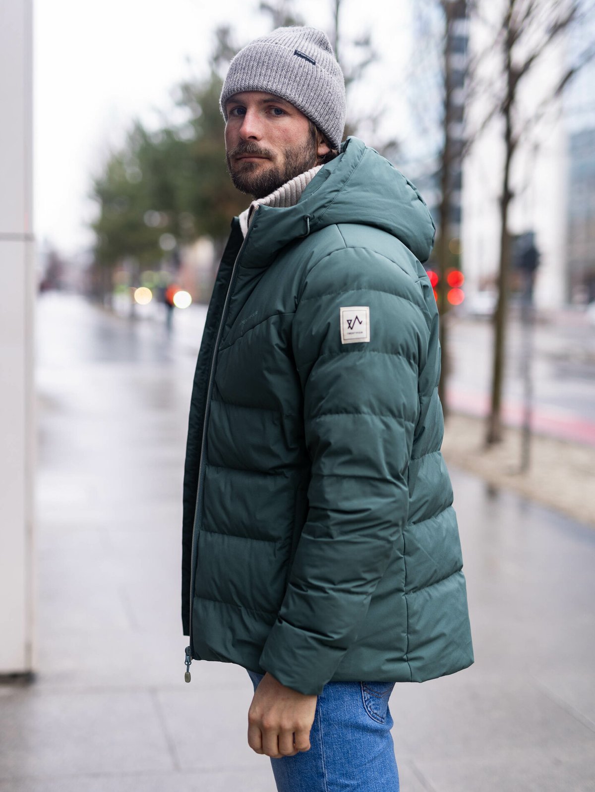 Twentyfour Finse Origin Dunjakke Mellomgrønn