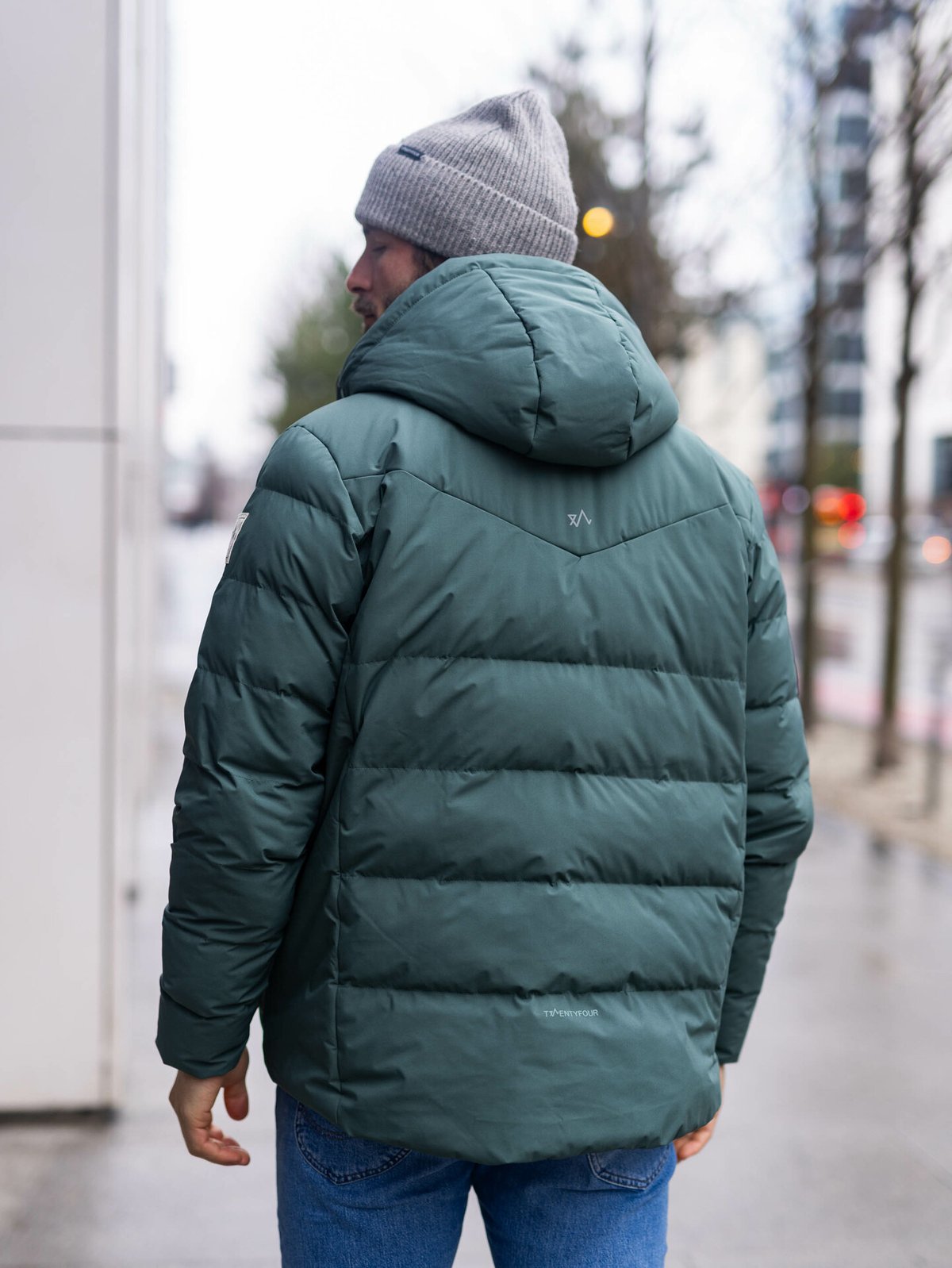 Twentyfour Finse Origin Dunjakke Mellomgrønn