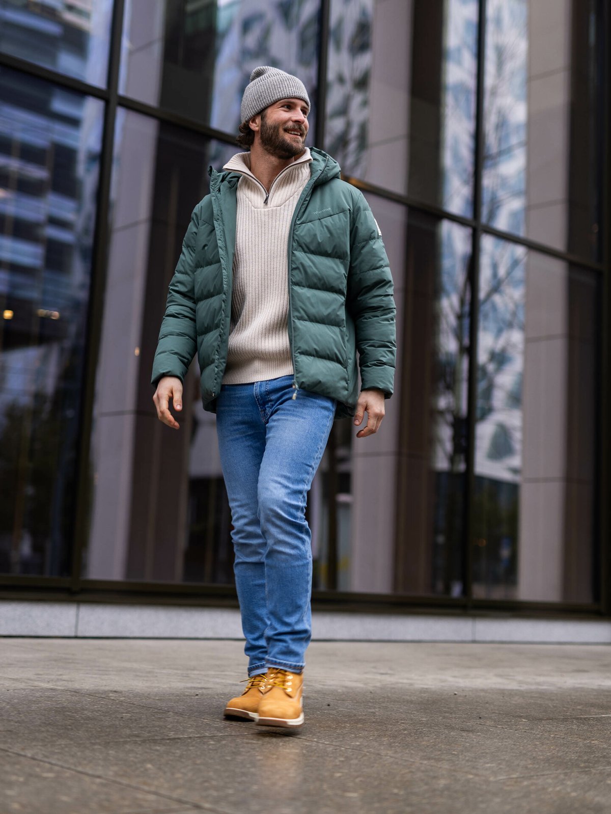 Twentyfour Finse Origin Dunjakke Mellomgrønn