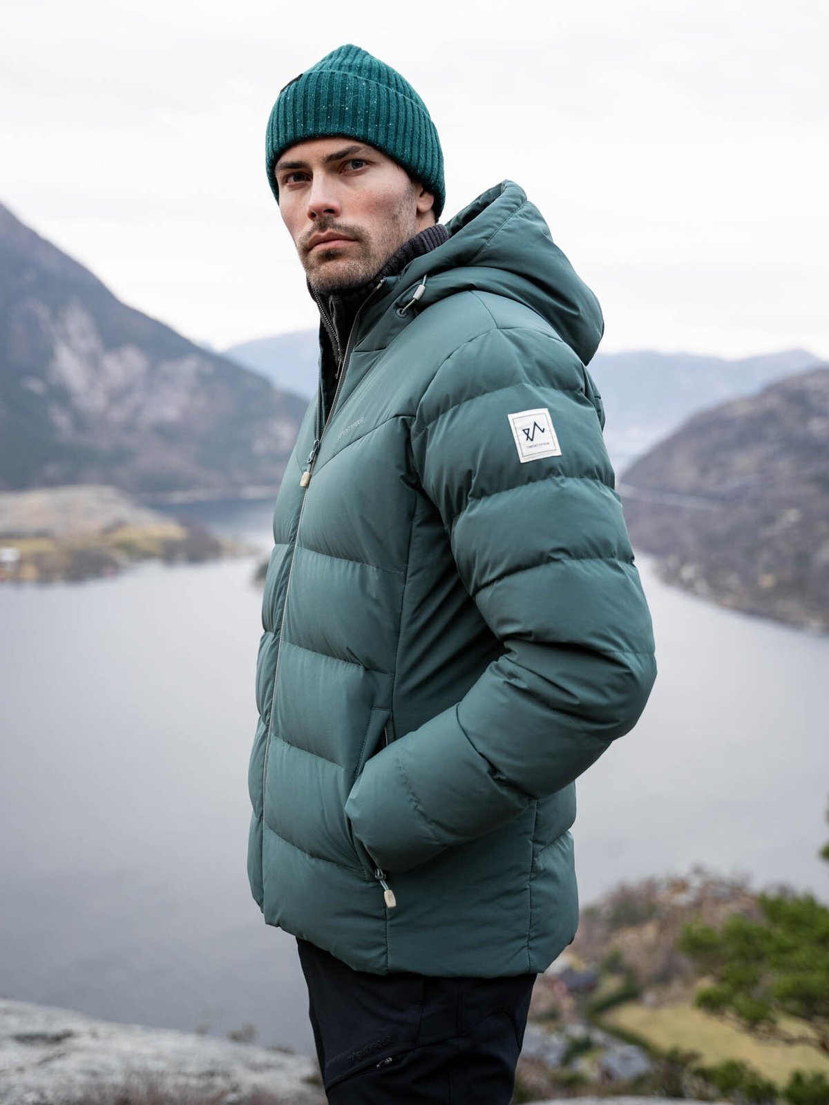 Twentyfour Finse Origin Dunjakke Mellomgrønn