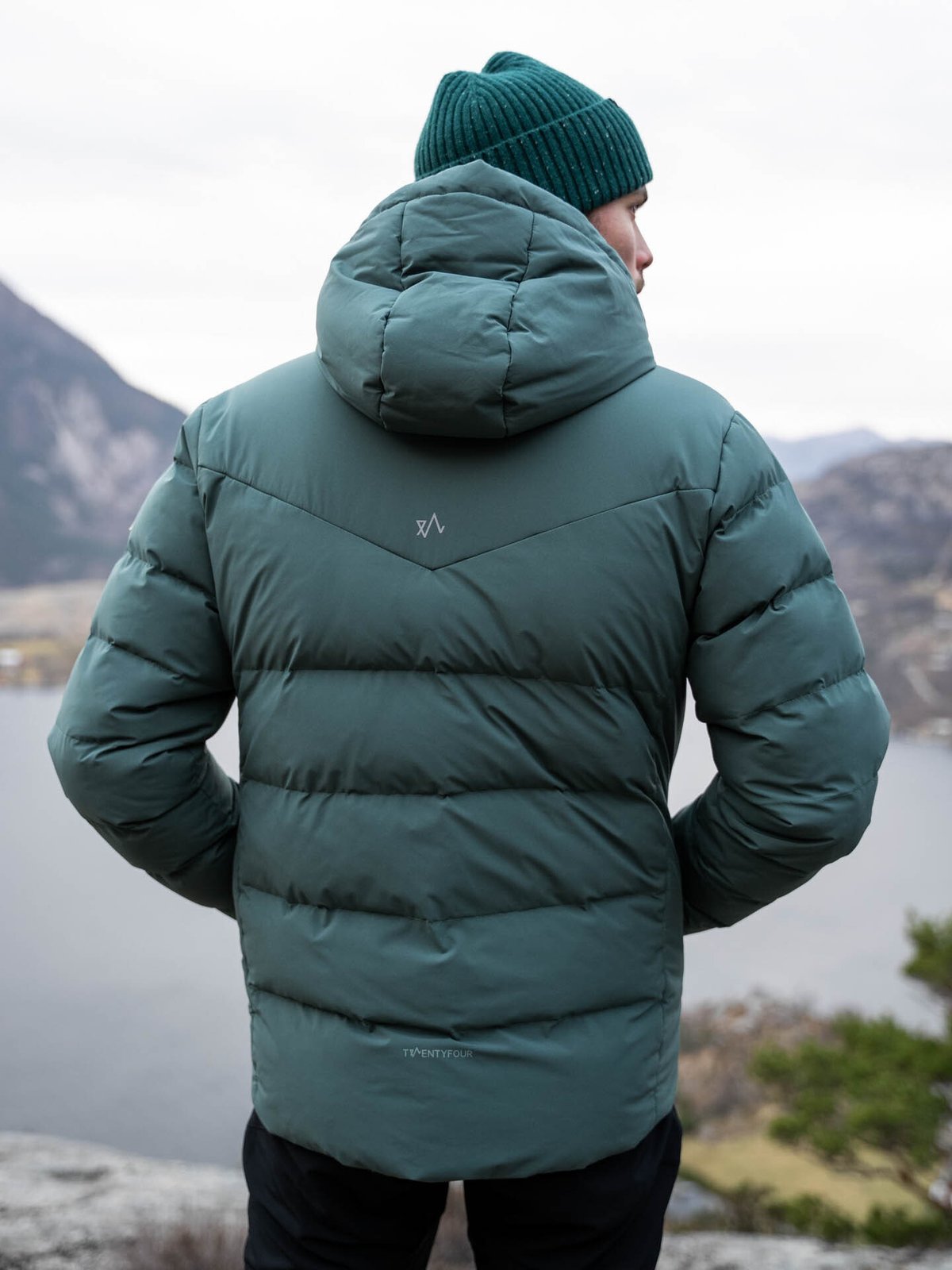 Twentyfour Finse Origin Dunjakke Mellomgrønn