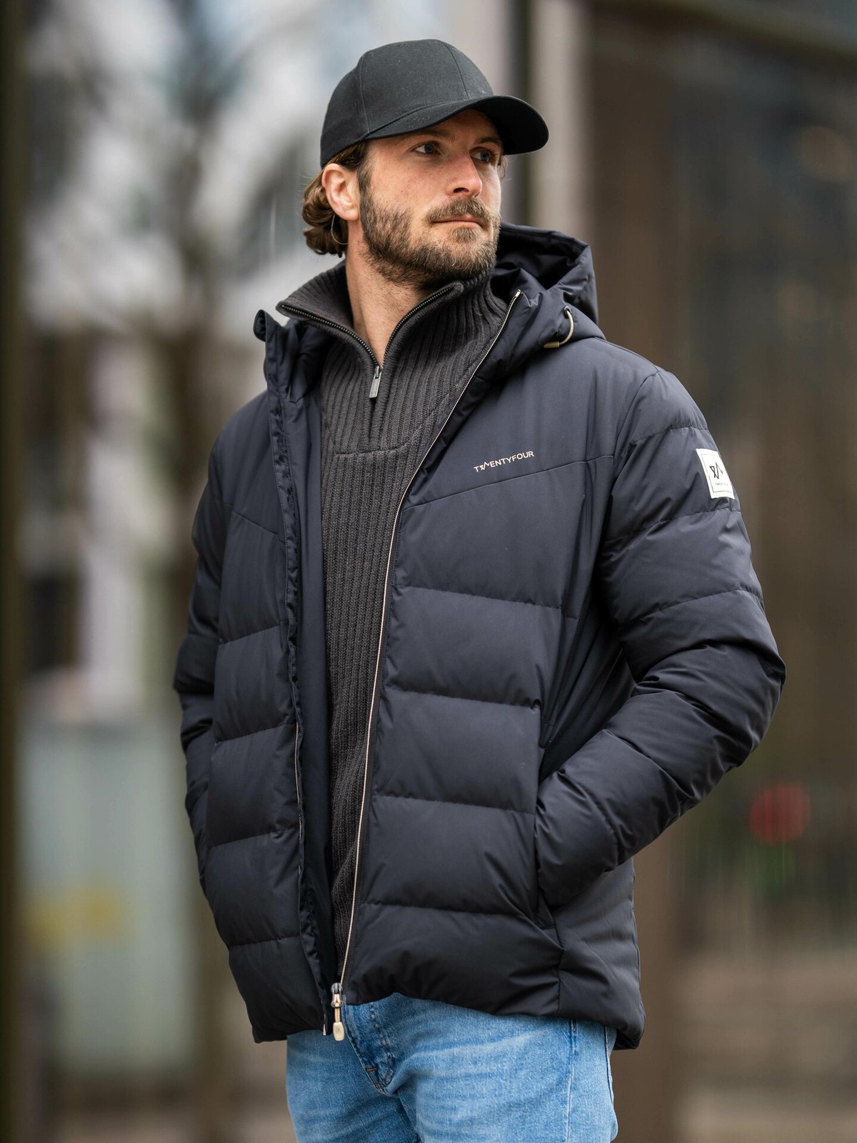 Twentyfour Finse Origin Dunjakke Skyggesort