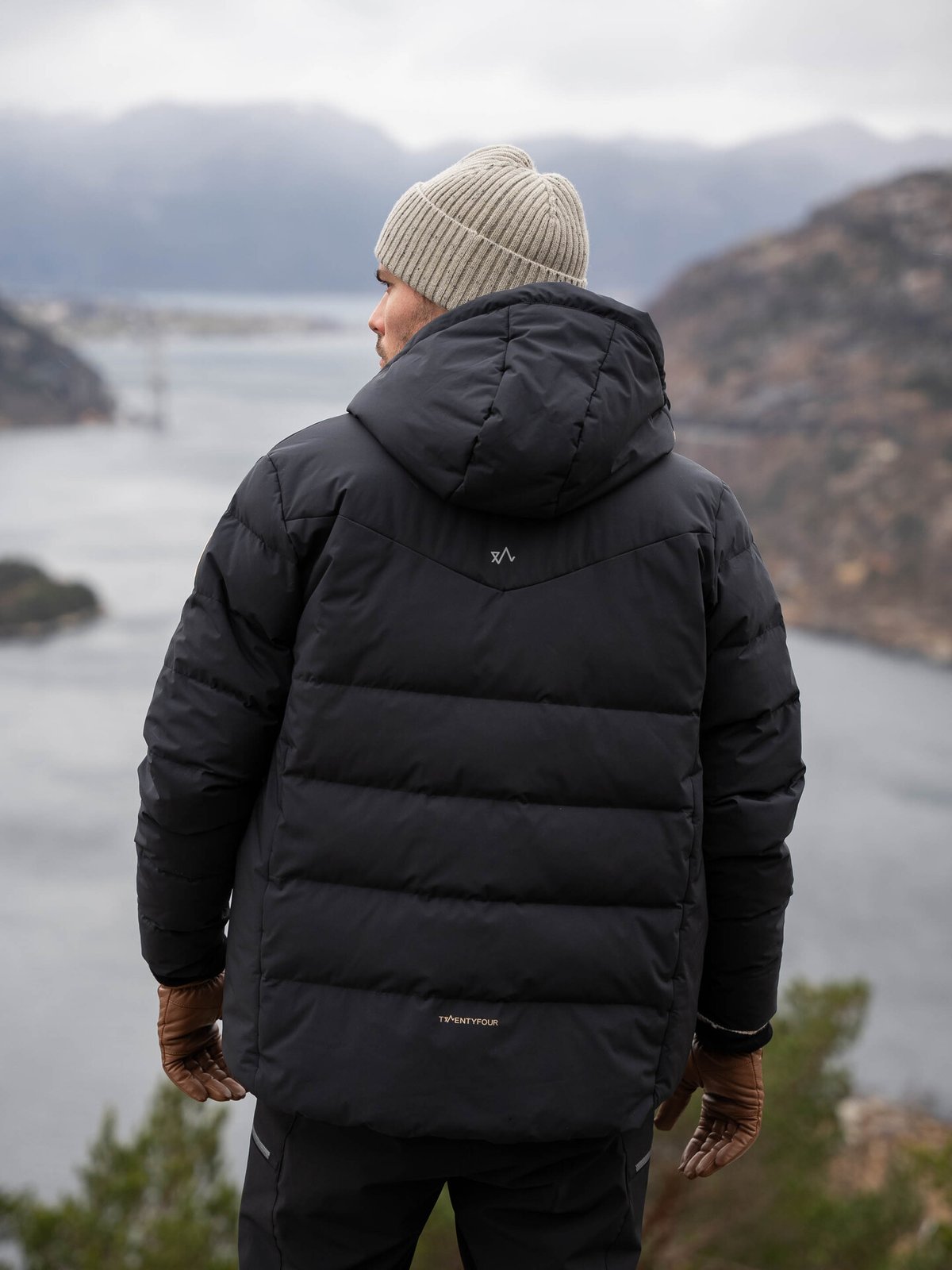 Twentyfour Finse Origin Dunjakke Skyggesort