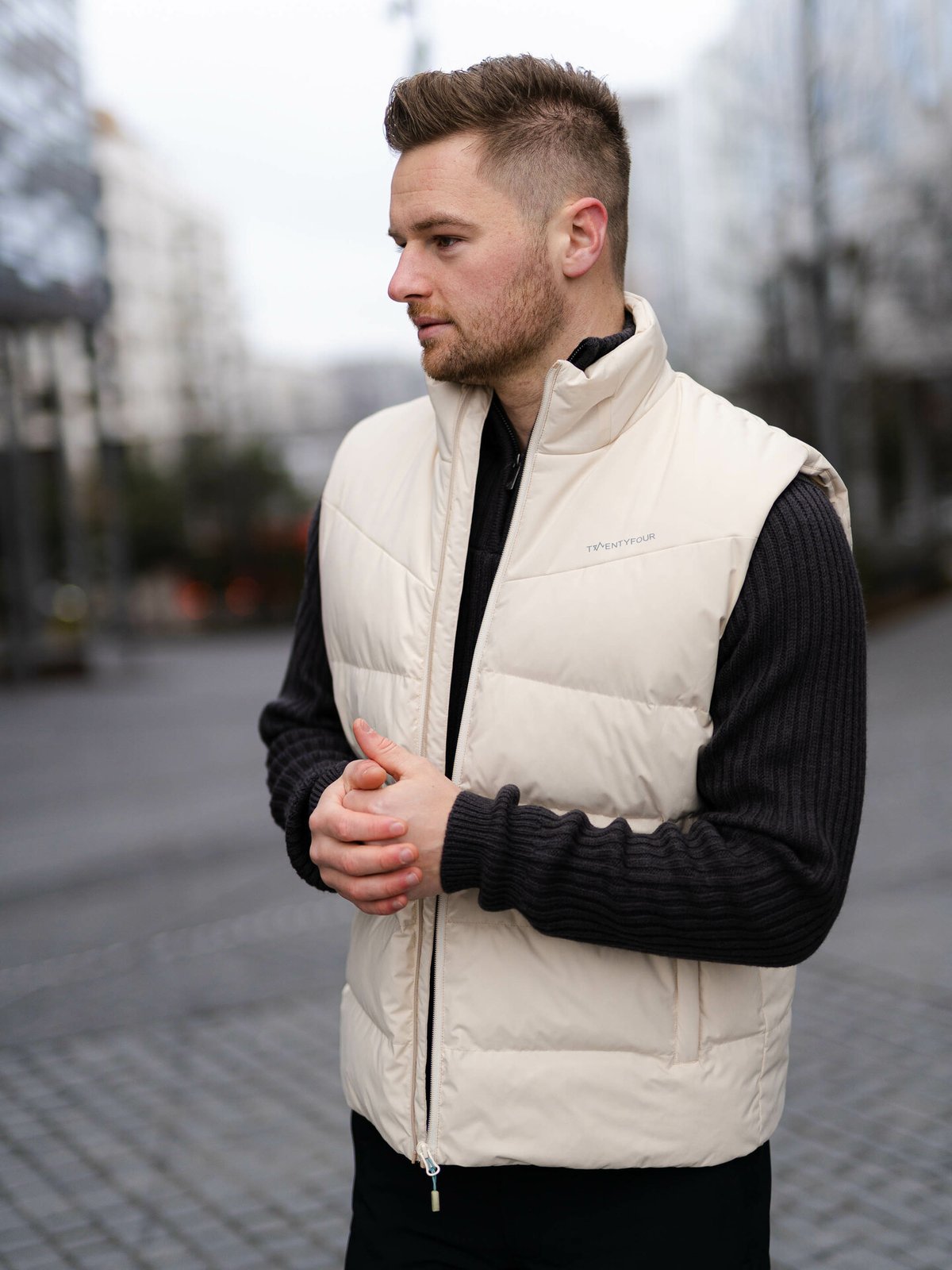 Twentyfour Finse Origin Dunvest Gråhvit