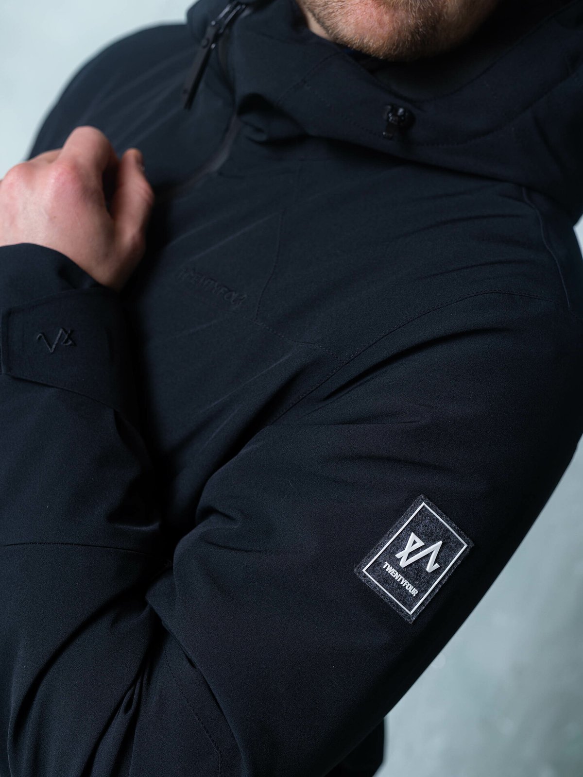 Twentyfour Isbre Warm Skalljakke Sort