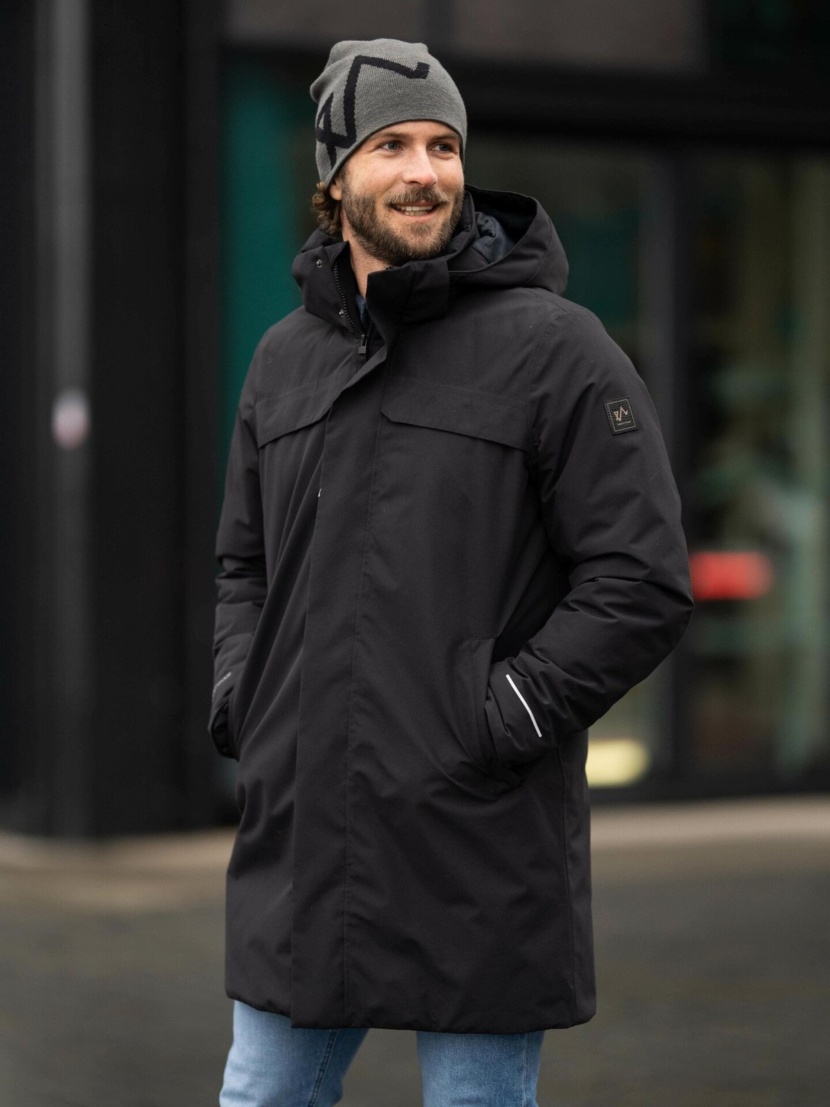 Twentyfour Mode Warm Parkas Skyggesort