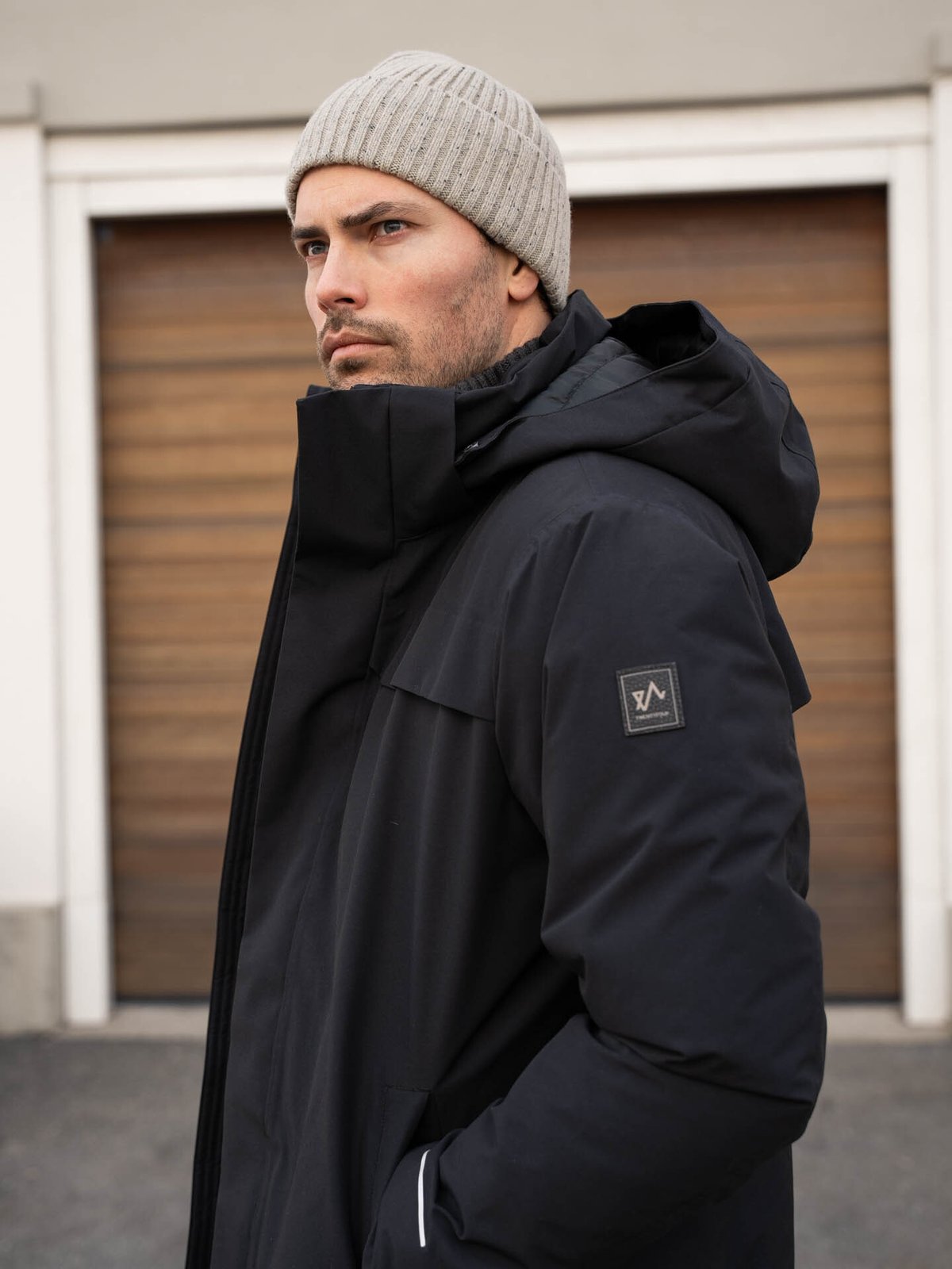 Twentyfour Mode Warm Parkas Skyggesort