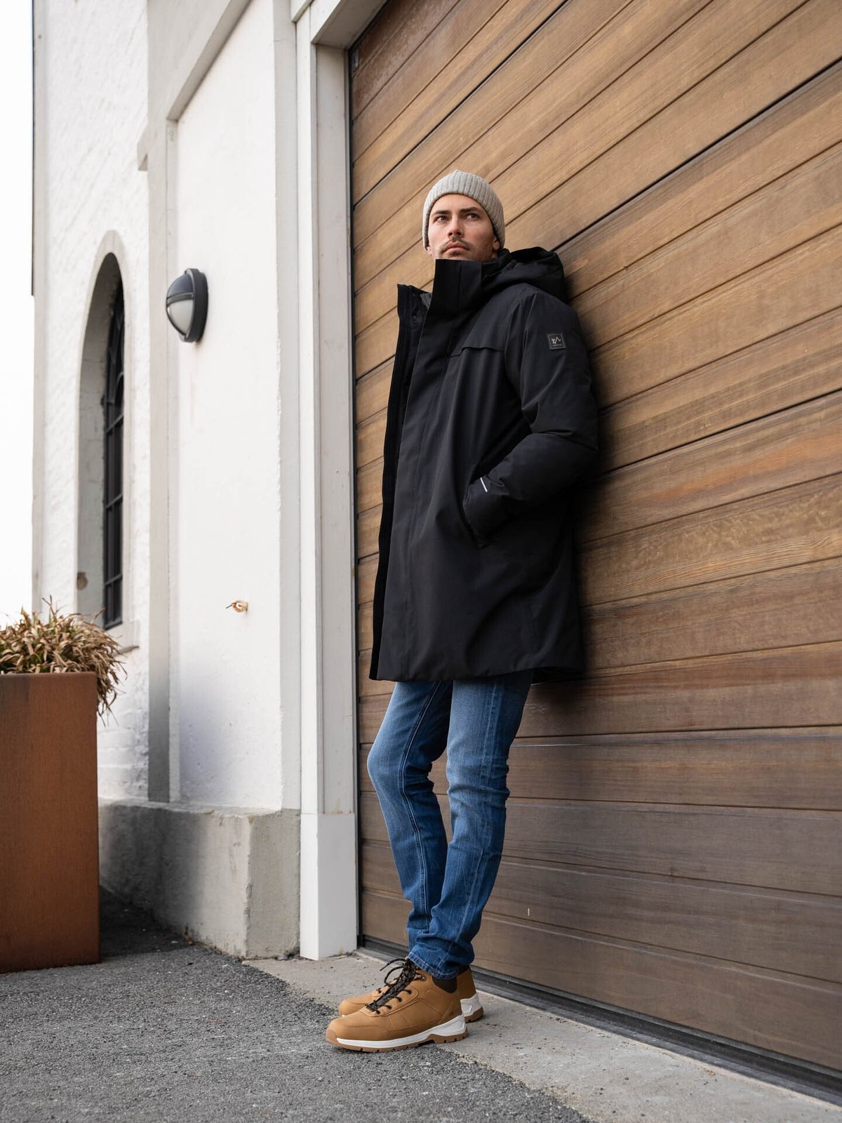 Twentyfour Mode Warm Parkas Skyggesort