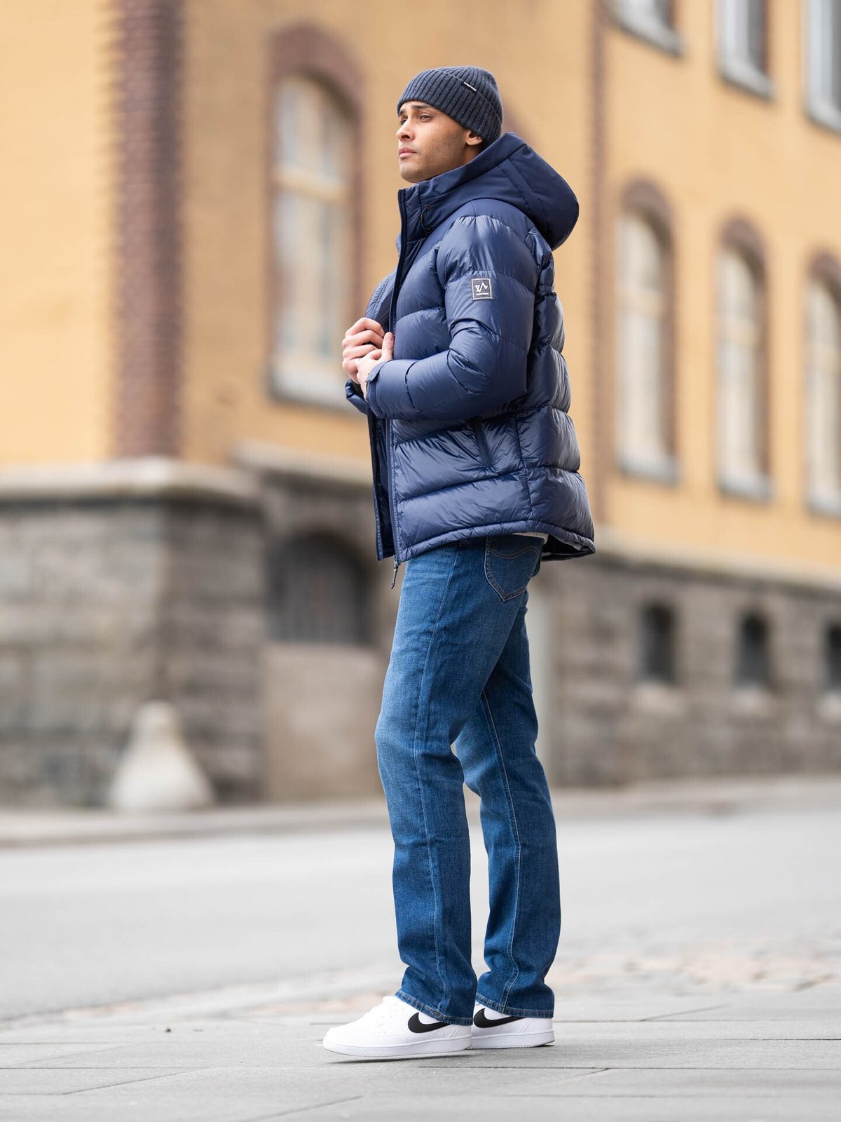 Twentyfour Isbre Dunjakke Marineblå