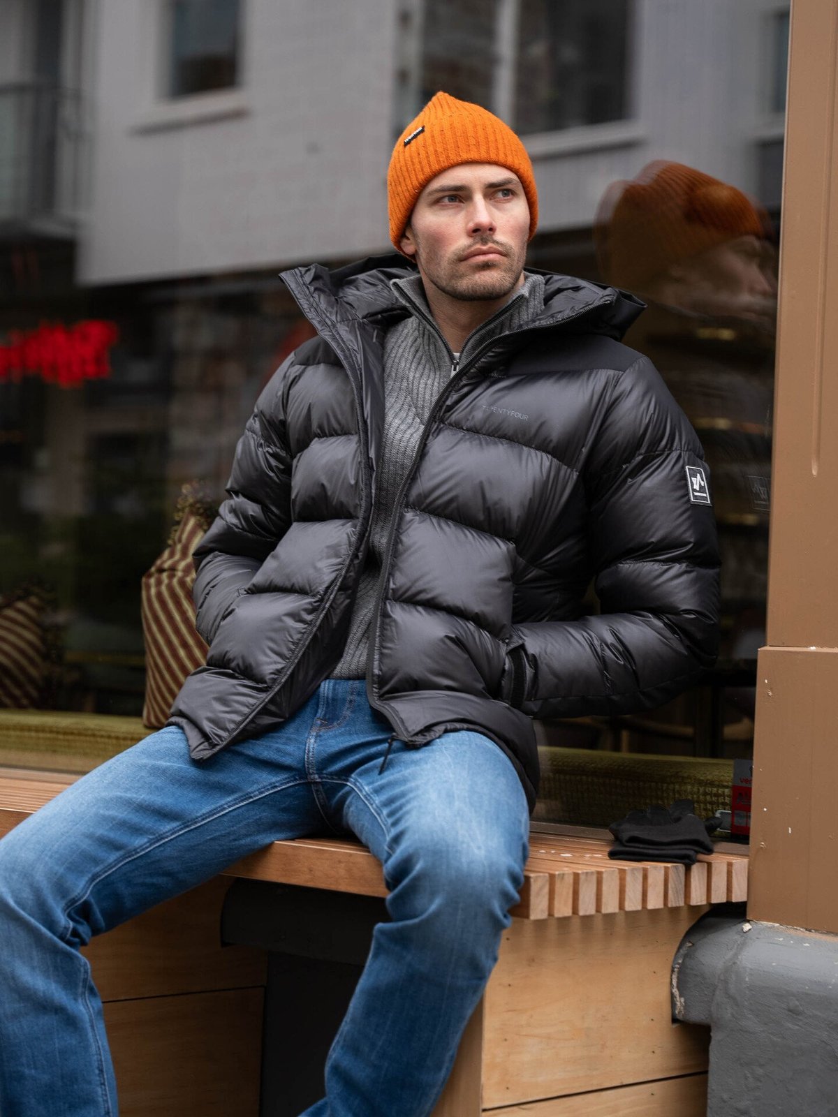 Twentyfour Isbre Dunjakke Sort