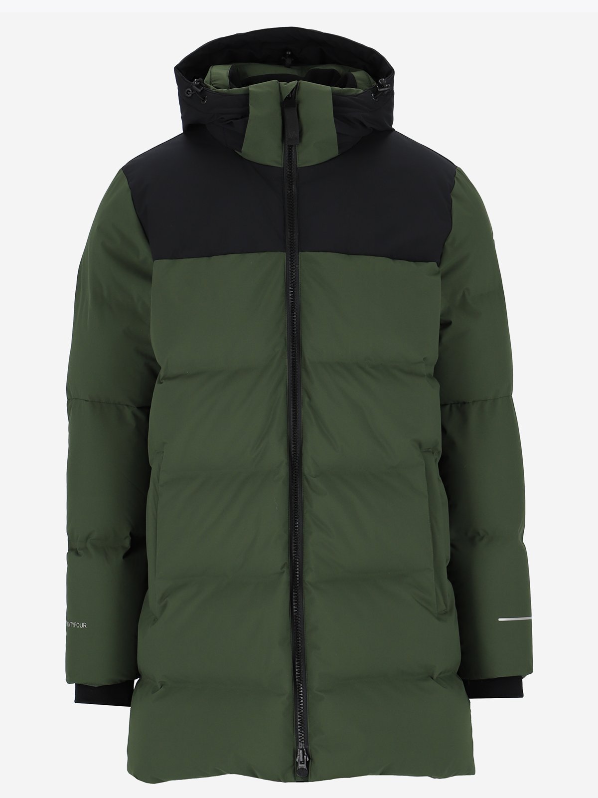 Twentyfour Mode Mio Dunparkas Oliven sort