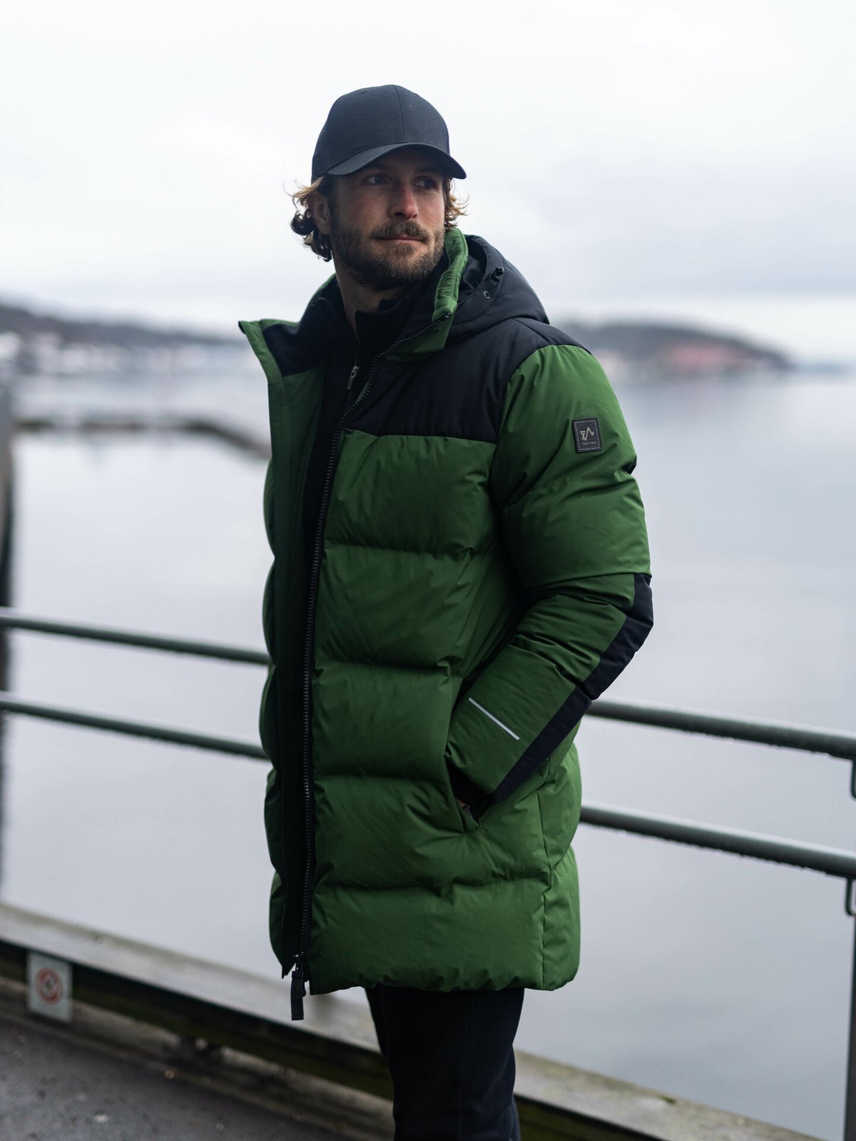 Twentyfour Mode Mio Dunparkas Oliven sort