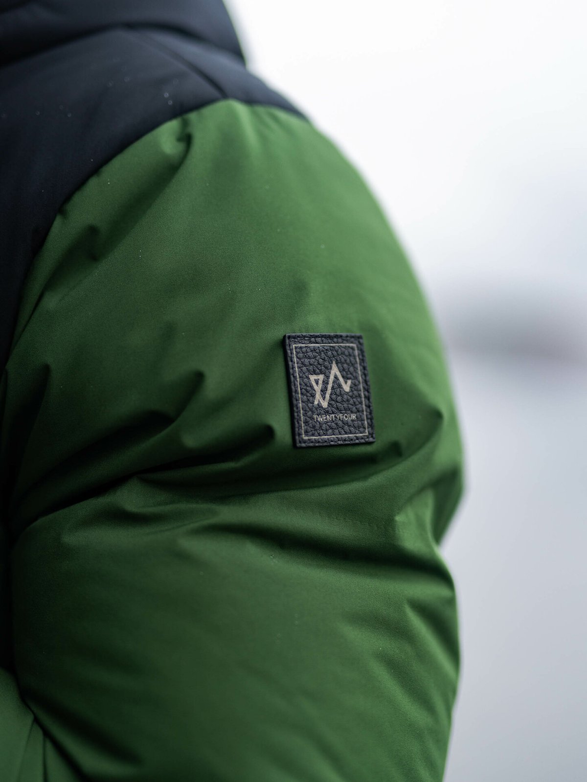 Twentyfour Mode Mio Dunparkas Oliven sort