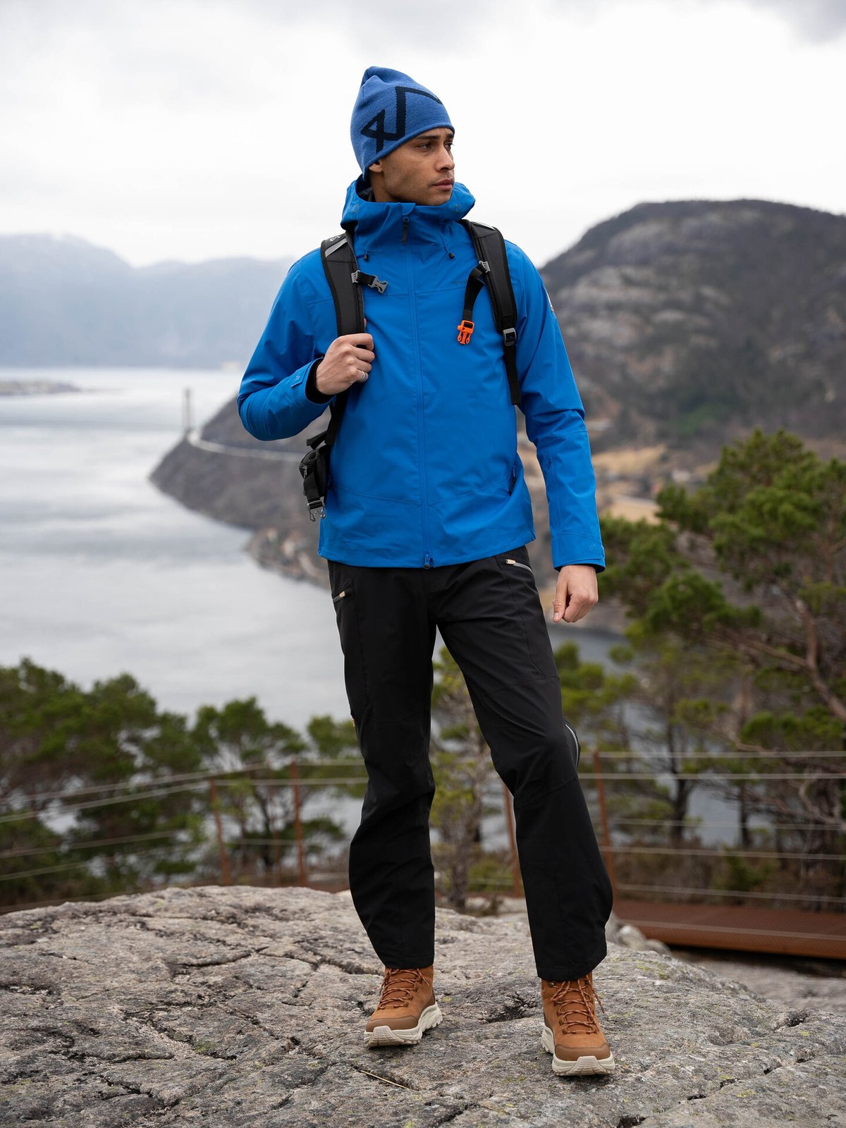 Twentyfour Isbre 3L Skalljakke Kongeblå