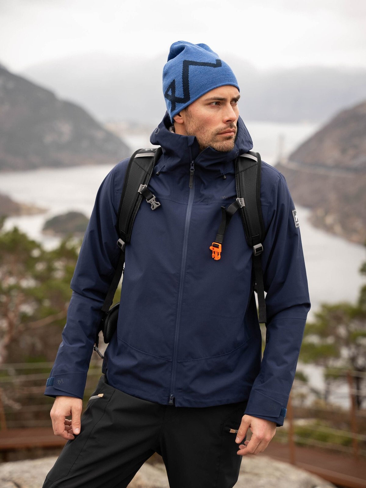 Twentyfour Isbre 3L Skalljakke Marineblå