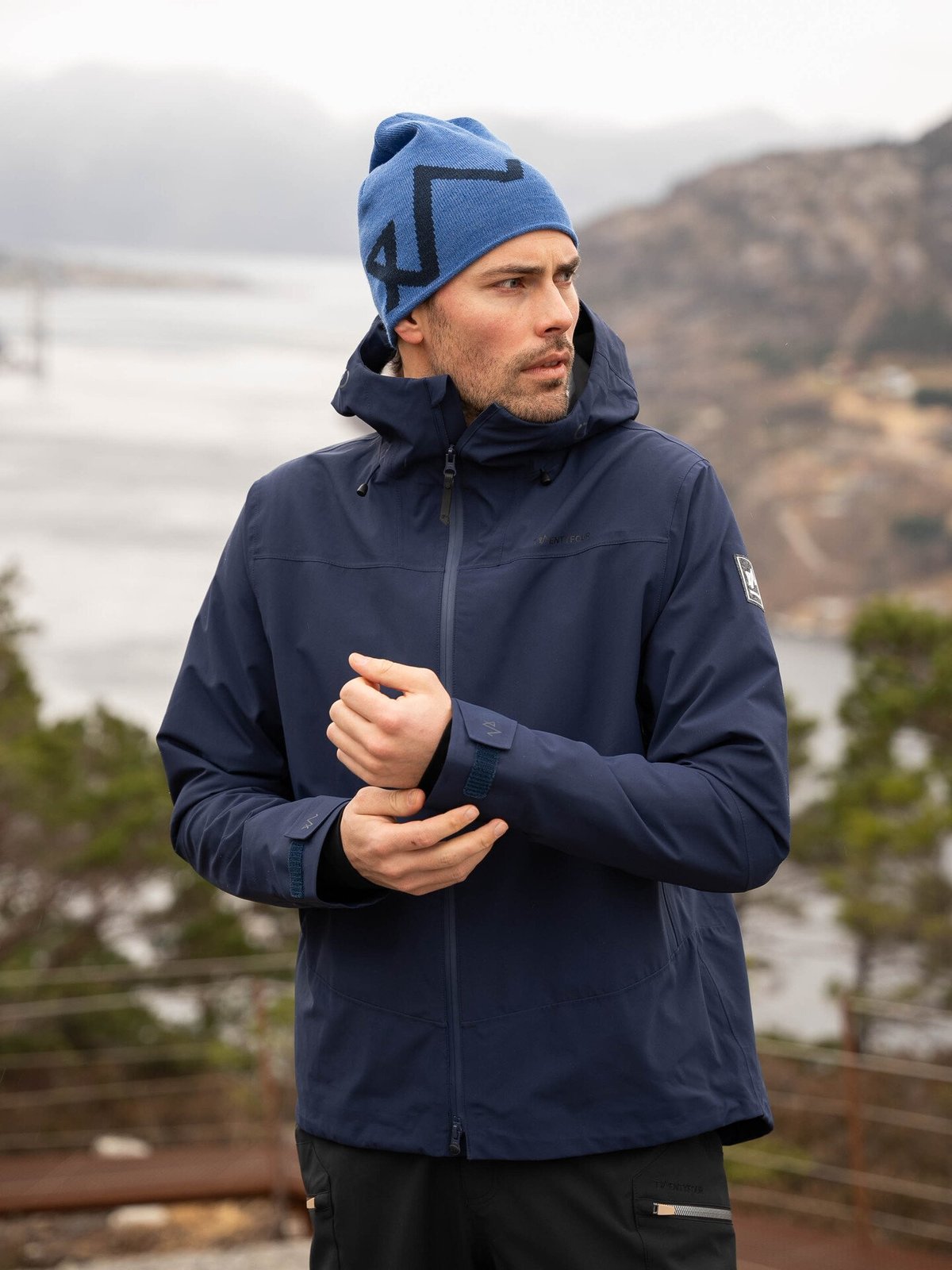 Twentyfour Isbre 3L Skalljakke Marineblå