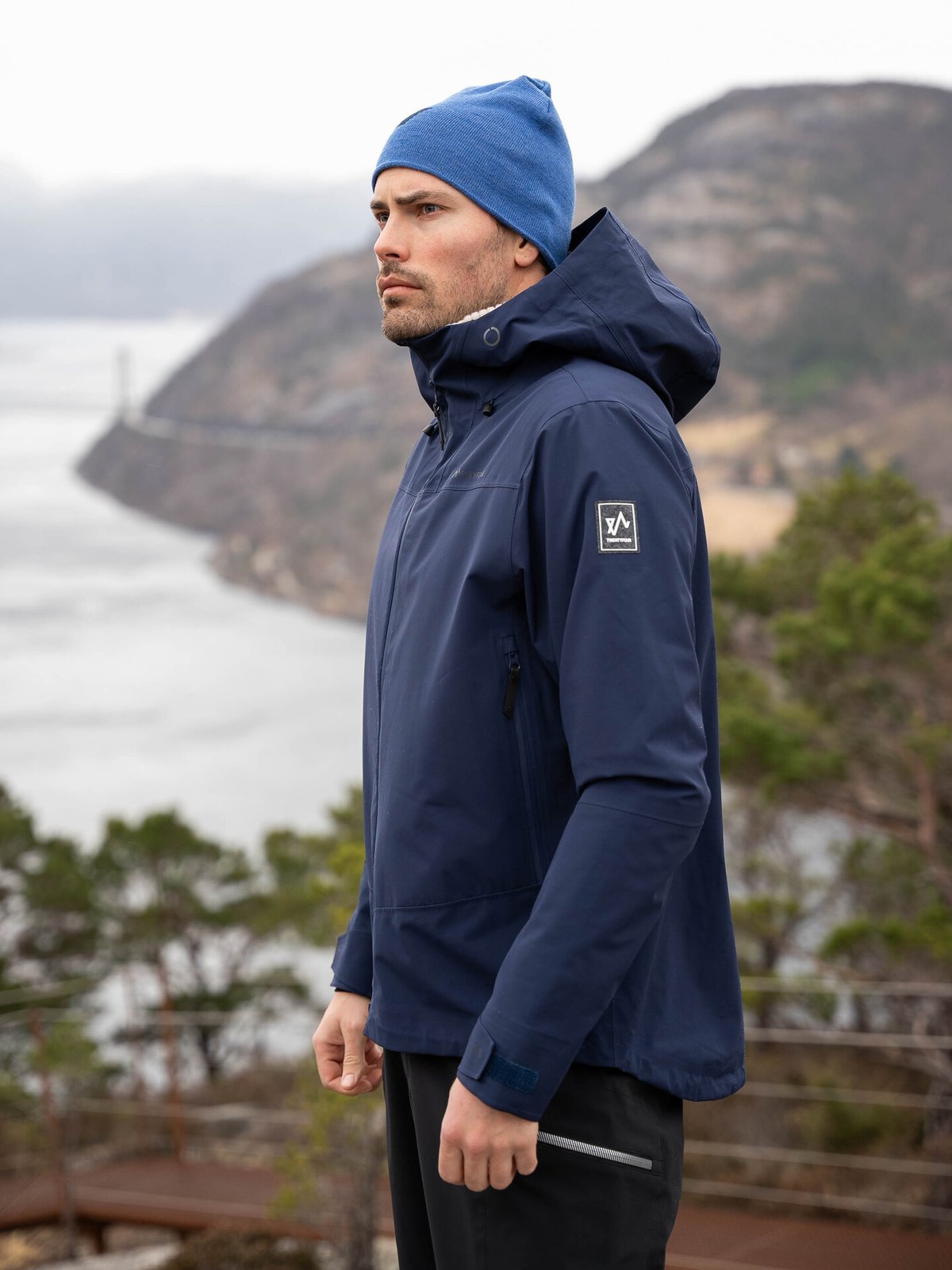 Twentyfour Isbre 3L Skalljakke Marineblå