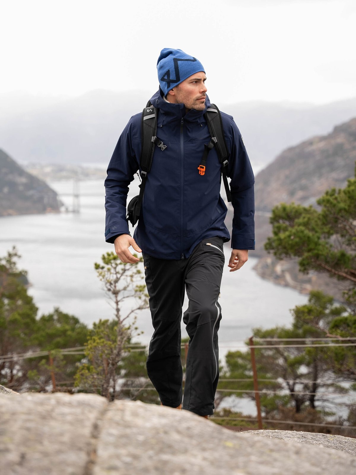 Twentyfour Isbre 3L Skalljakke Marineblå