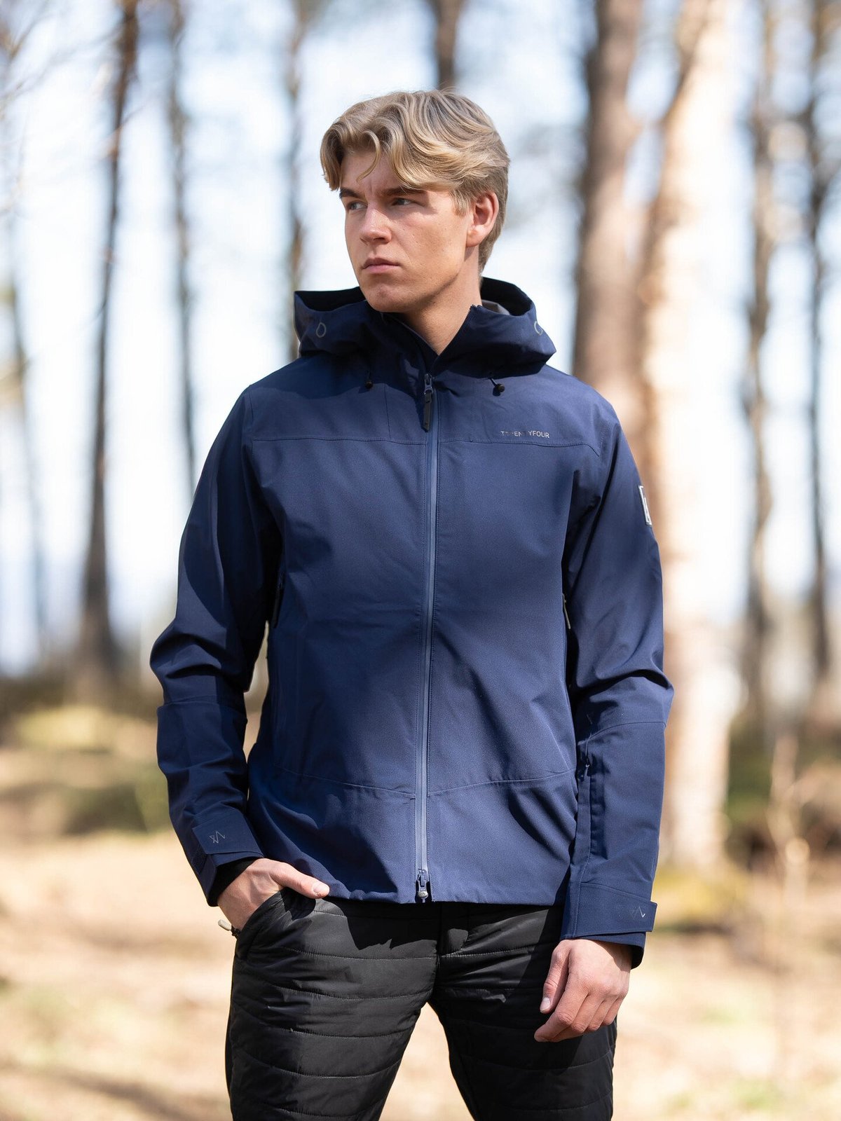 Twentyfour Isbre 3L Skalljakke Marineblå