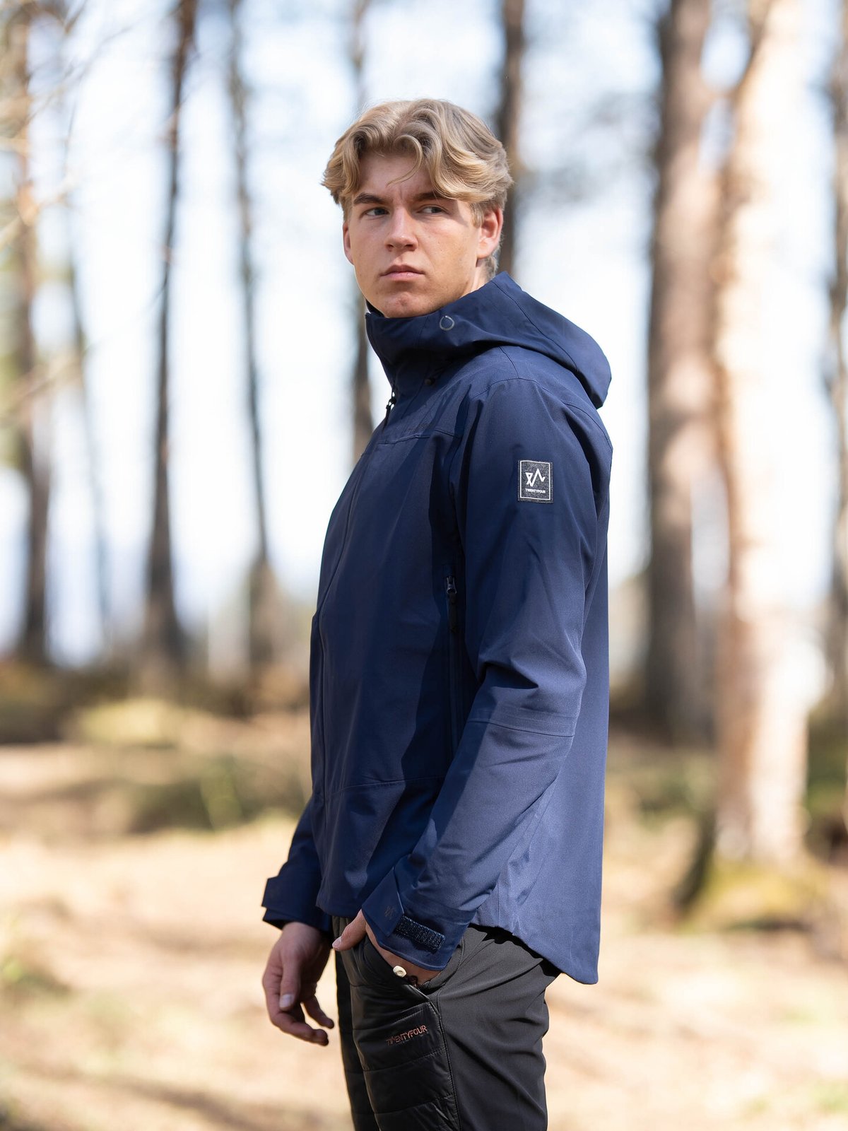 Twentyfour Isbre 3L Skalljakke Marineblå