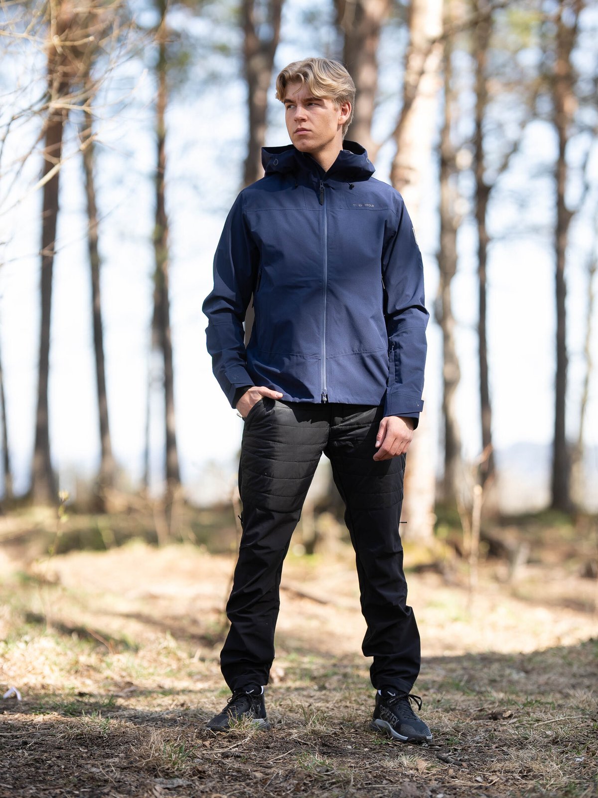 Twentyfour Isbre 3L Skalljakke Marineblå