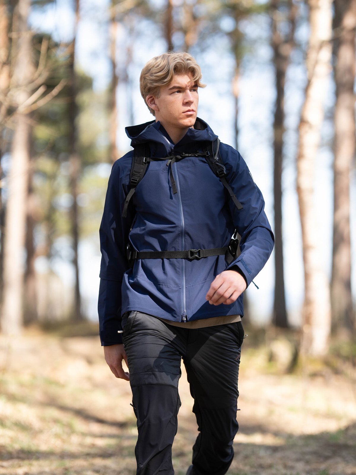 Twentyfour Isbre 3L Skalljakke Marineblå