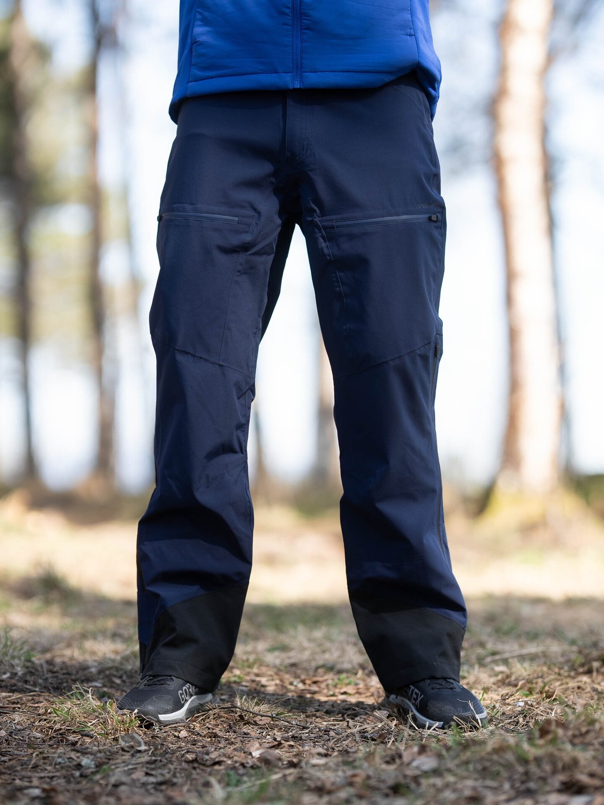 Twentyfour Isbre 3-Lags Skallbukse Marineblå