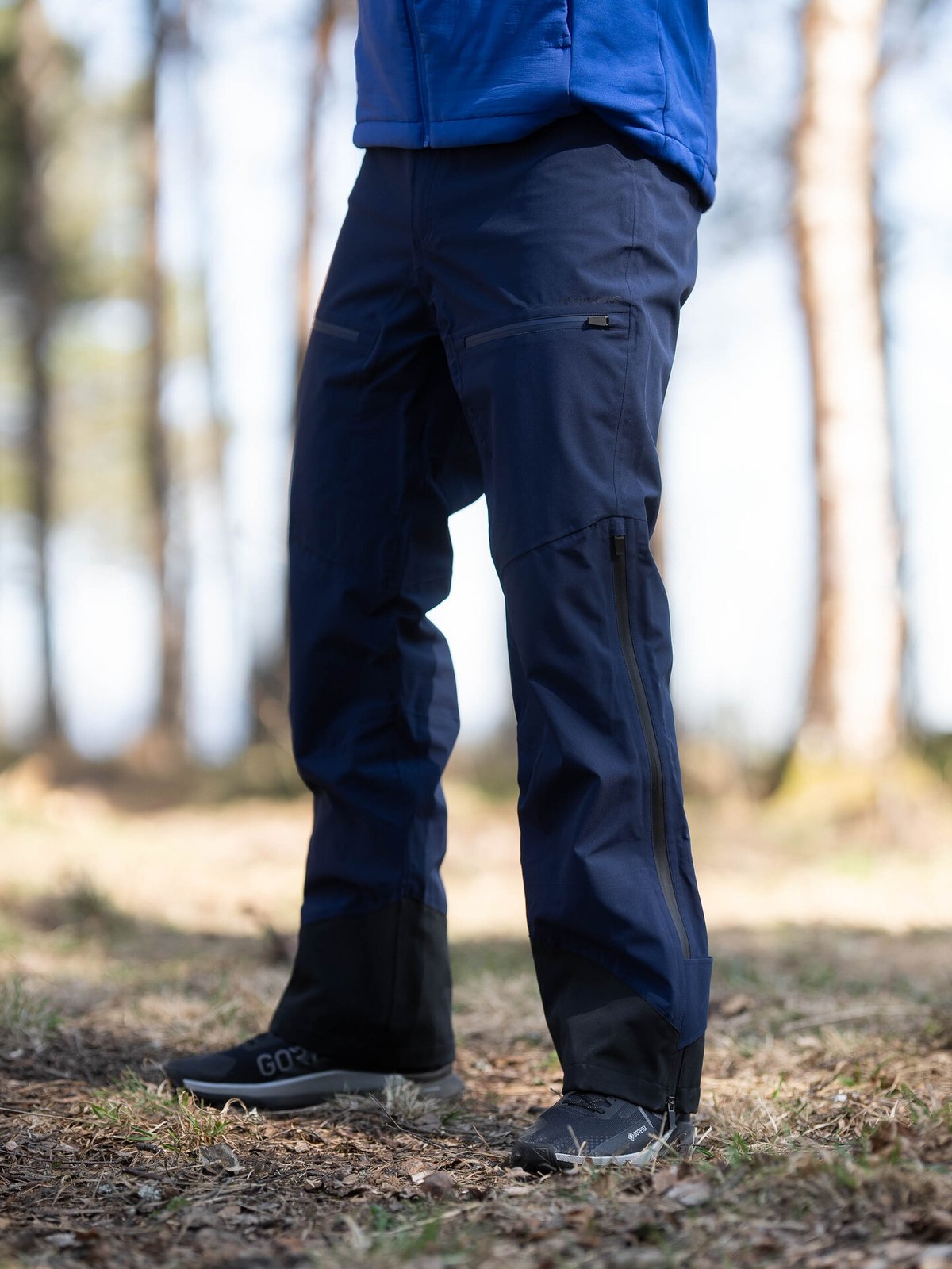 Twentyfour Isbre 3-Lags Skallbukse Marineblå