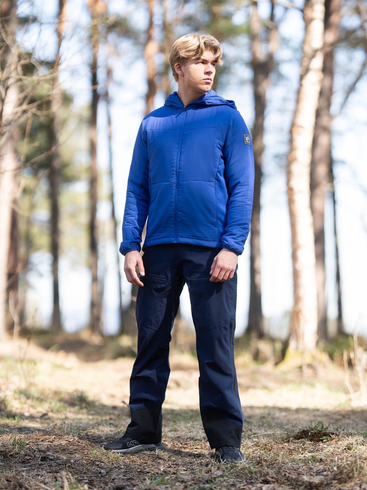 Twentyfour Isbre 3-Lags Skallbukse Marineblå