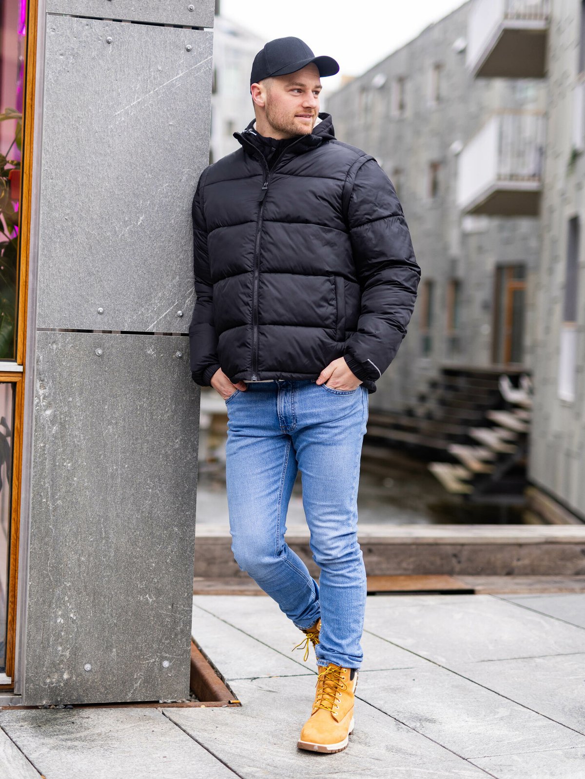 Twentyfour Mode Zip-Off Jakke Sort