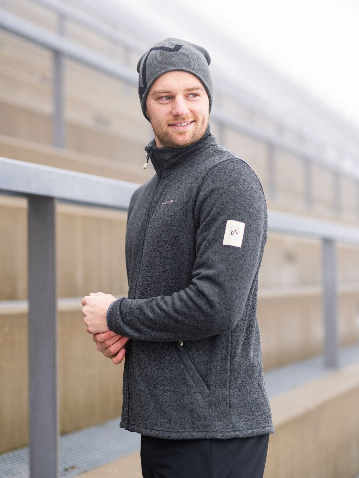 Twentyfour Twentyfour Finse Knitfleece Blekkblå