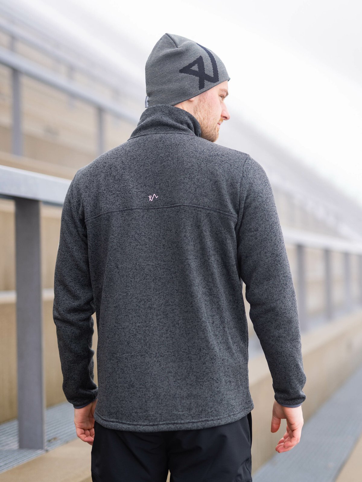 Twentyfour Twentyfour Finse Knitfleece Blekkblå