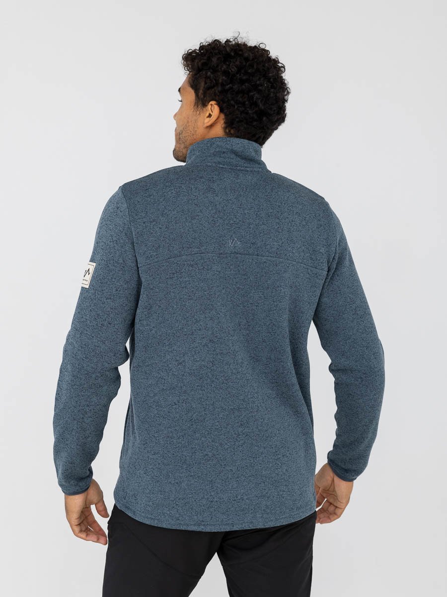 Twentyfour Twentyfour Finse Knitfleece Blekkblå