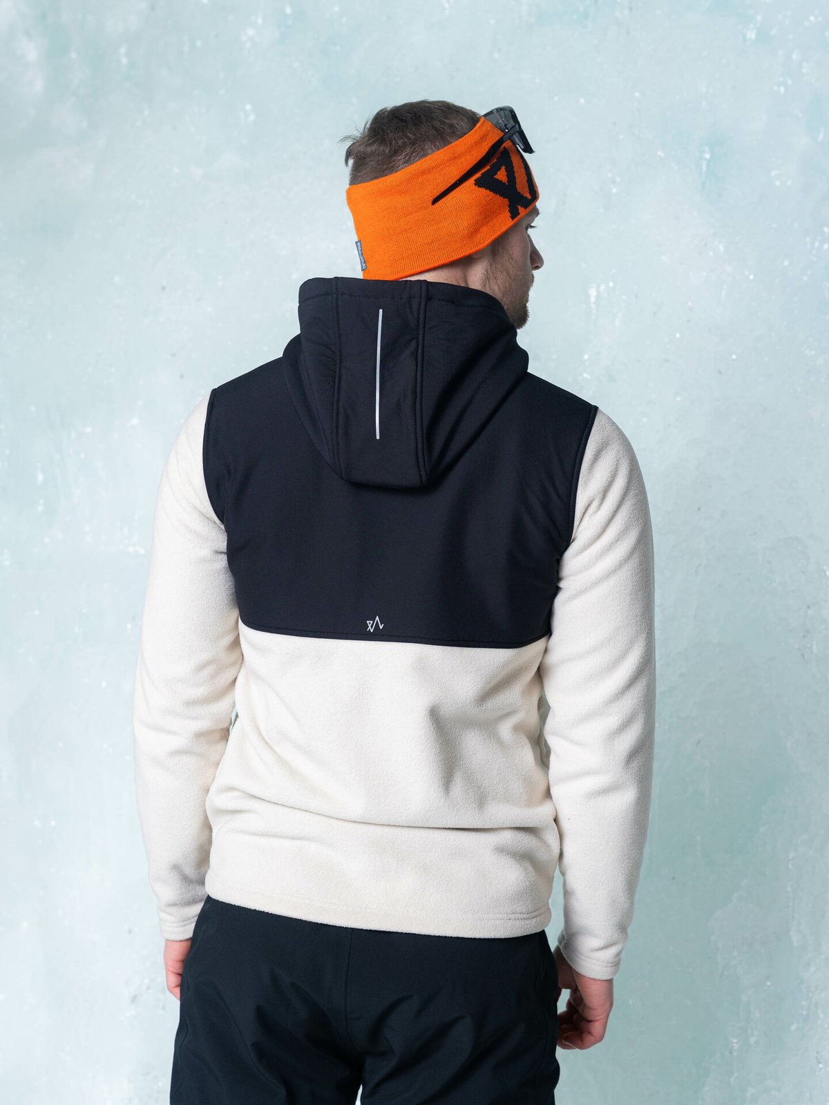 Twentyfour Mode Zip Fleece Gråhvit