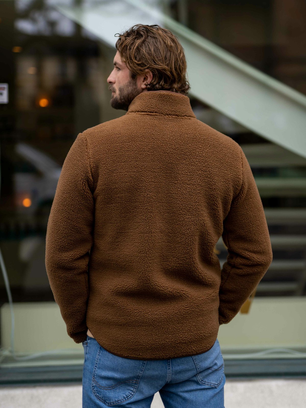 Twentyfour Finse Full Zip Sherpafleece Karamell