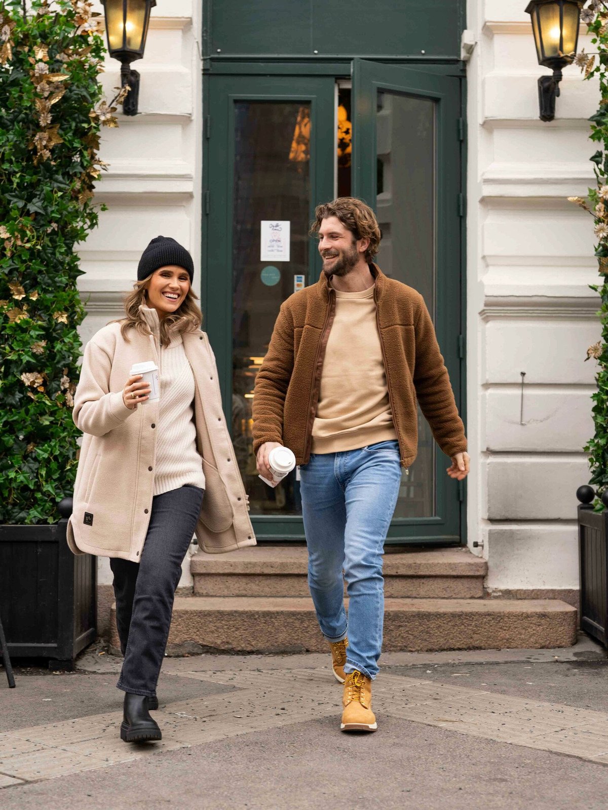 Twentyfour Finse Full Zip Sherpafleece Karamell