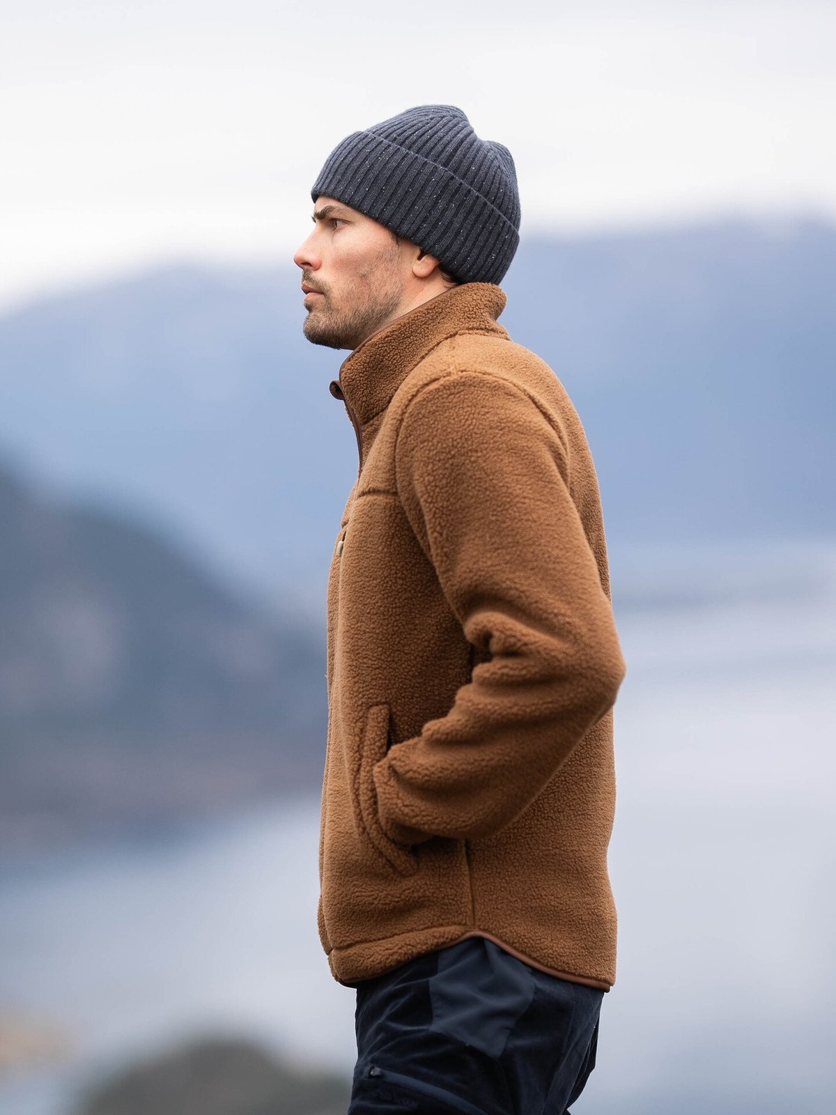 Twentyfour Finse Full Zip Sherpafleece Karamell