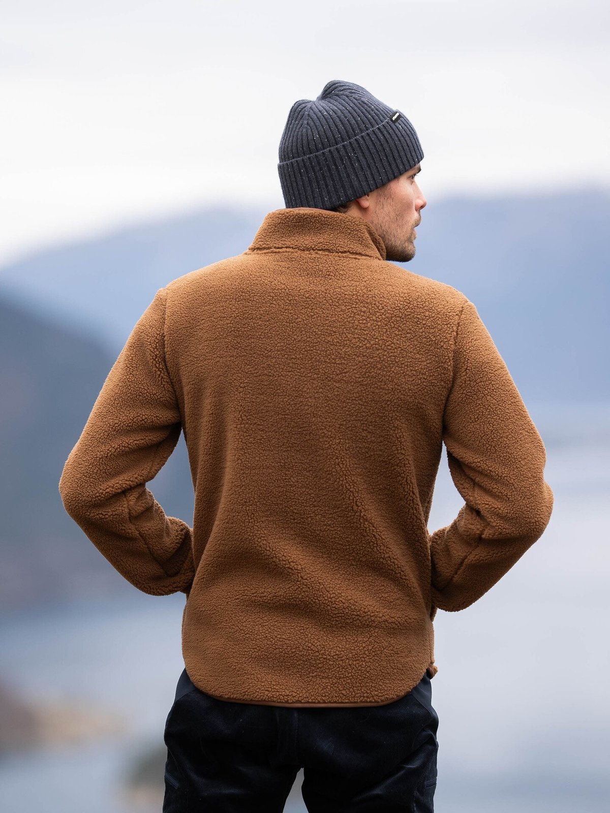 Twentyfour Finse Full Zip Sherpafleece Karamell