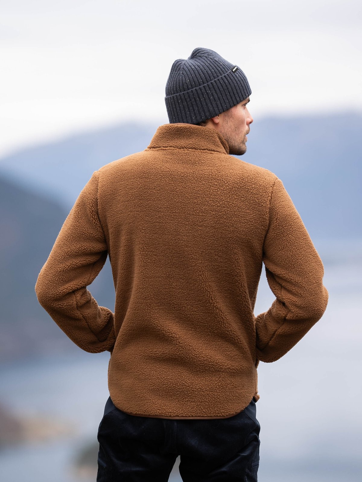 Twentyfour Finse Full Zip Sherpafleece Karamell