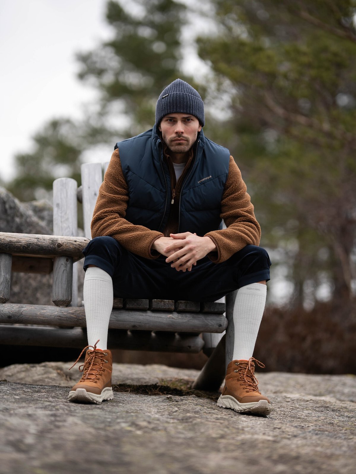 Twentyfour Finse Full Zip Sherpafleece Karamell