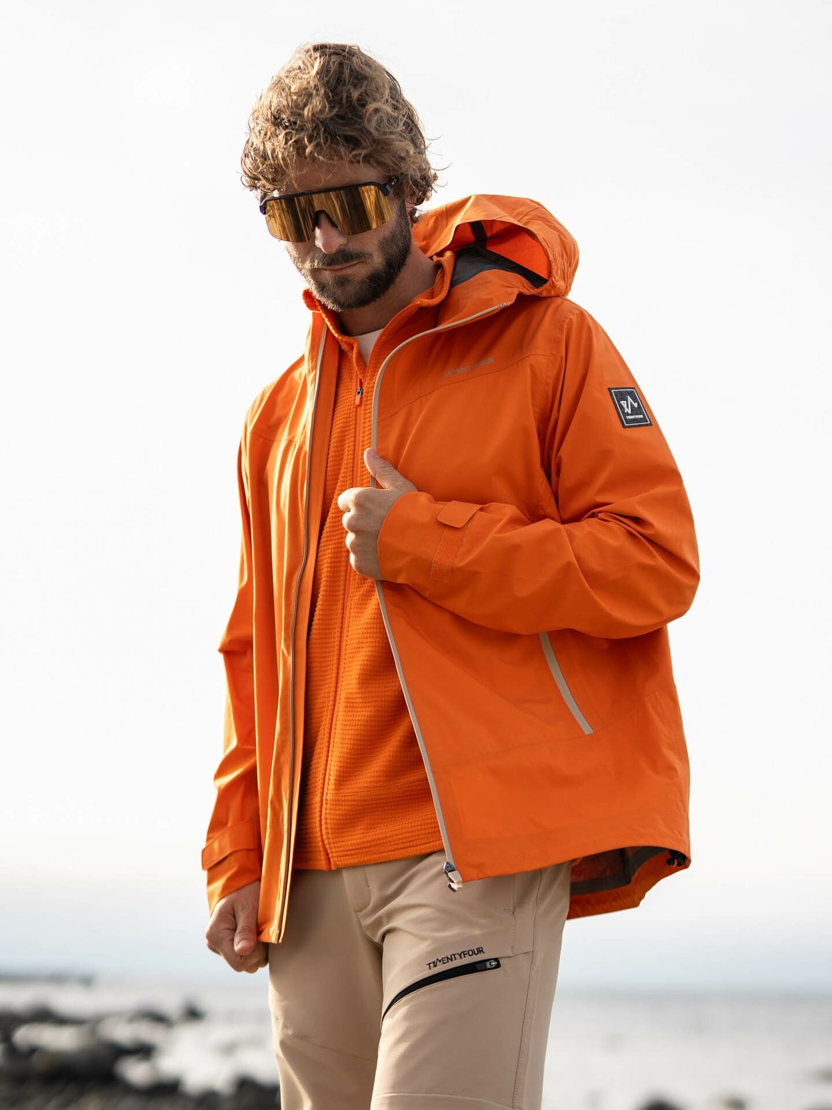Twentyfour Flåm 3-Lags Skalljakke Orange