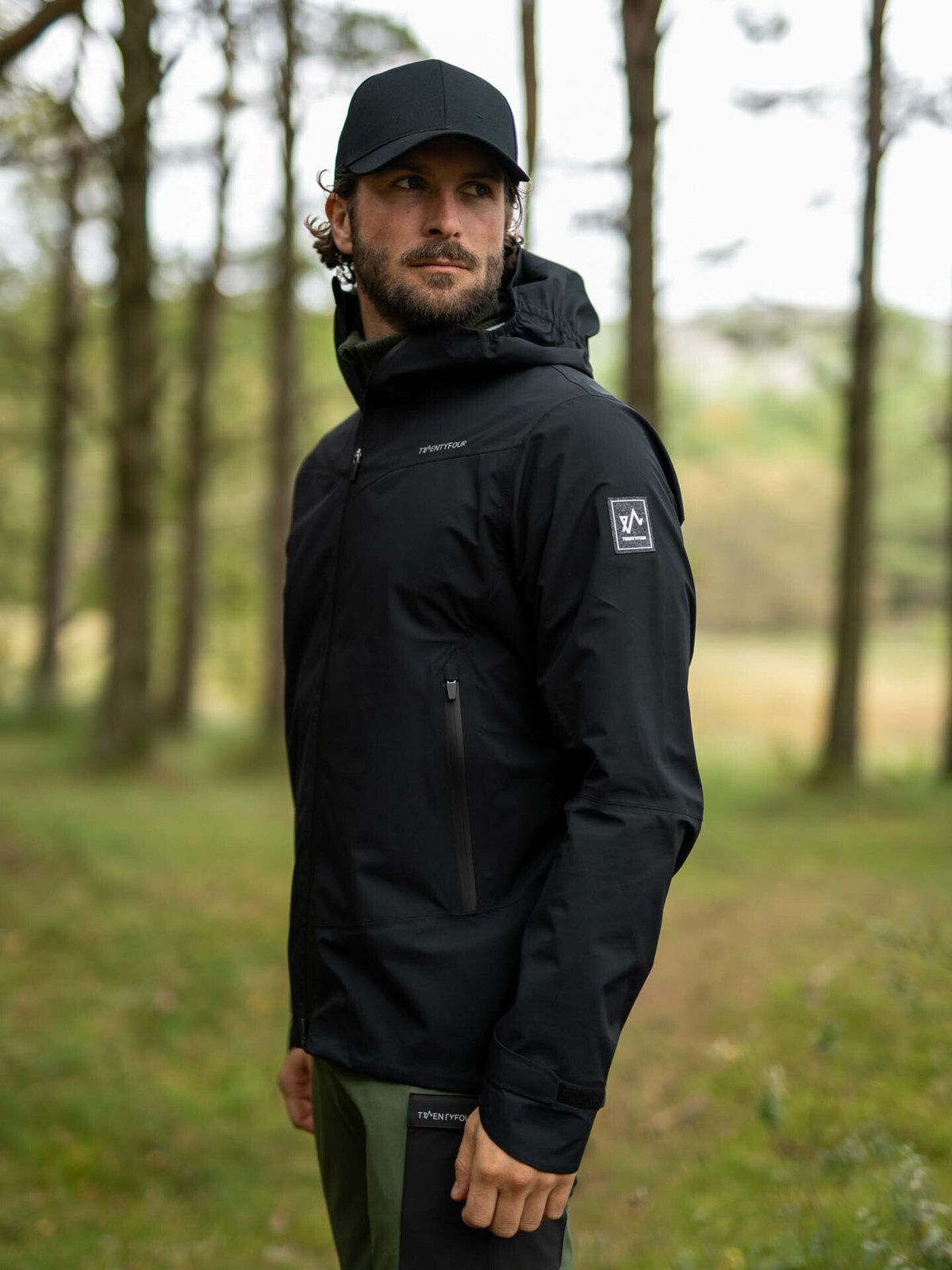 Twentyfour Flåm 3-Lags Skalljakke Sort