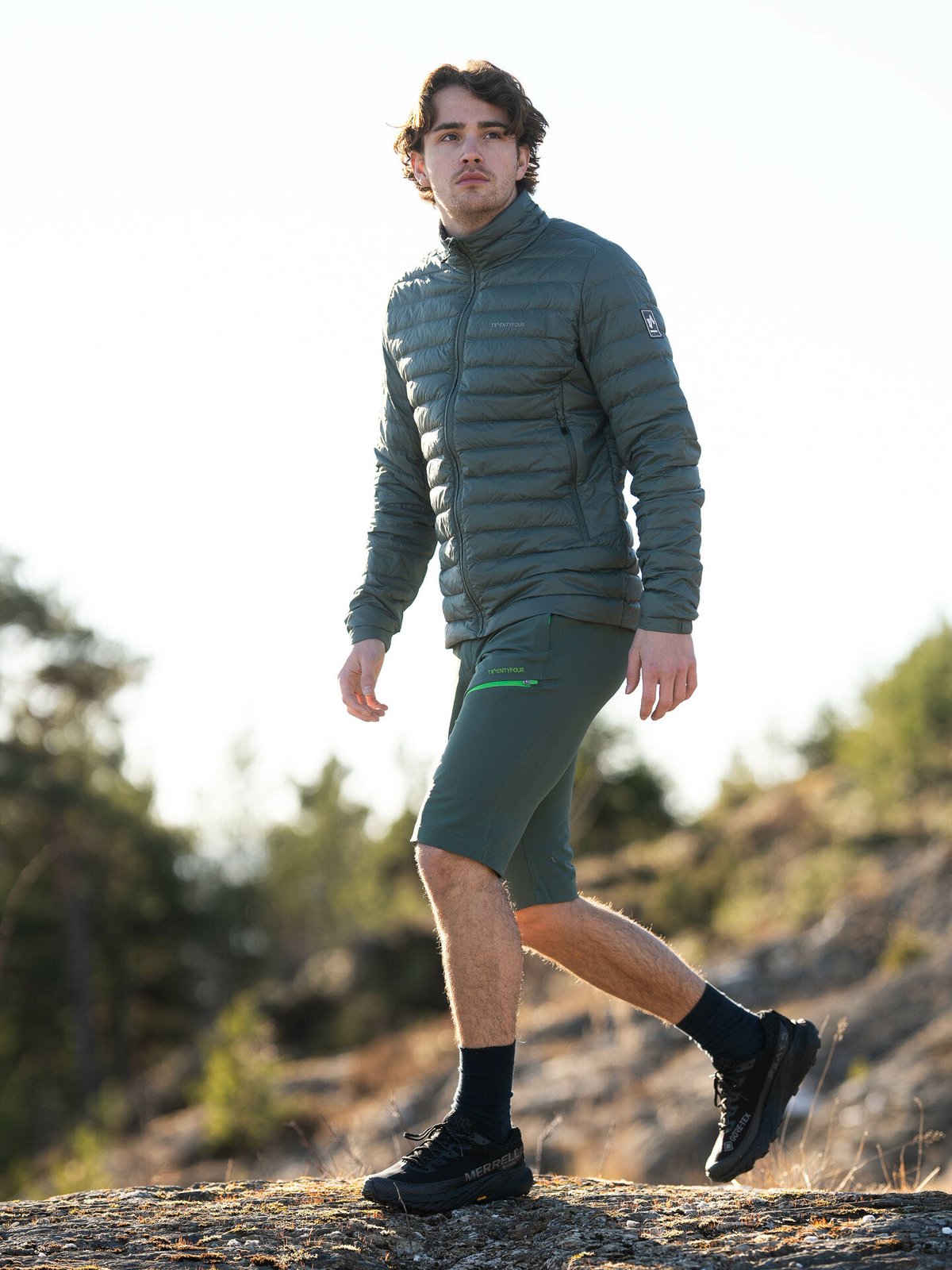 Twentyfour Flåm Dunjakke Mellomgrønn